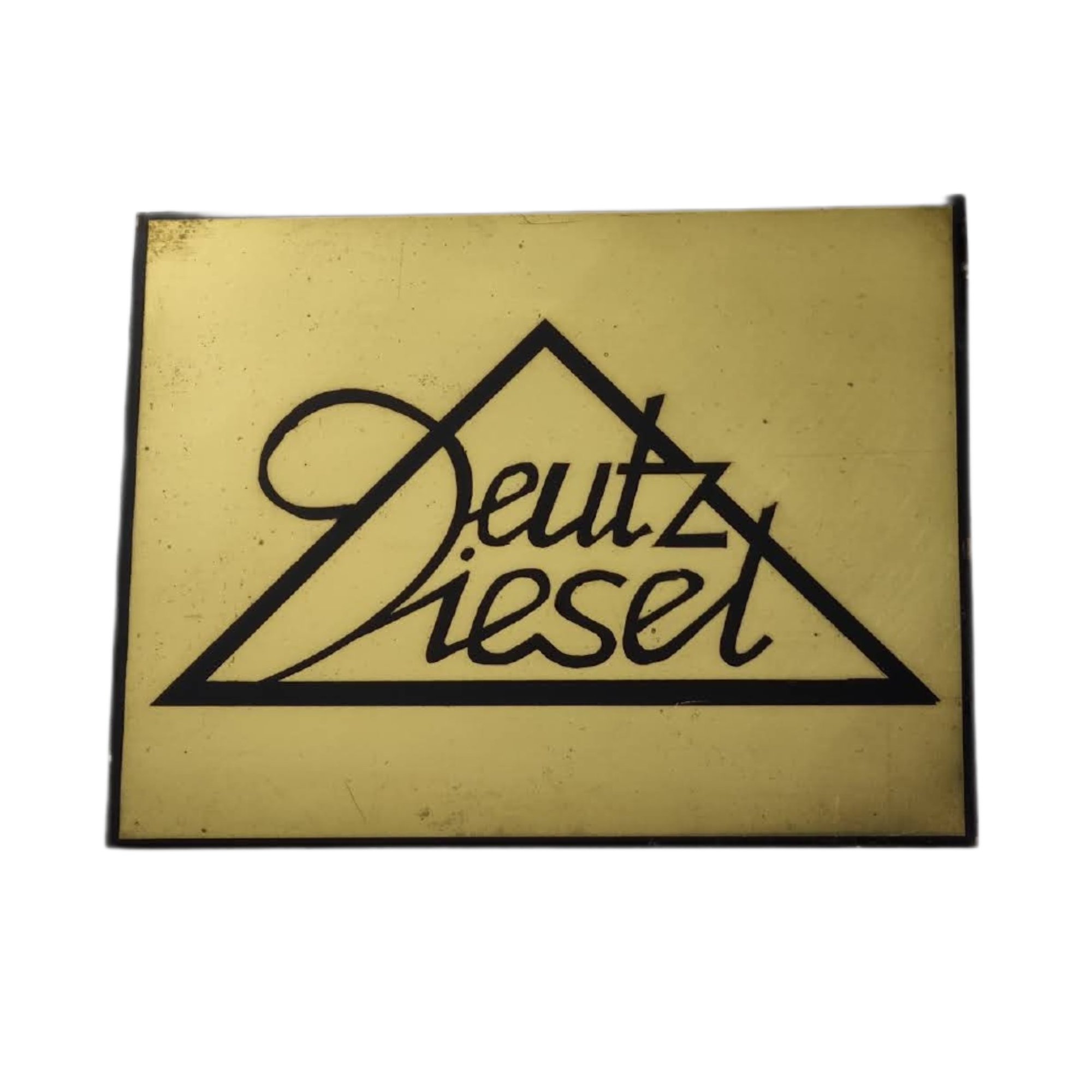 Deutz-Diesel-Emblem (Deutsches Straßenmuseum e.V. CC BY-NC-SA)