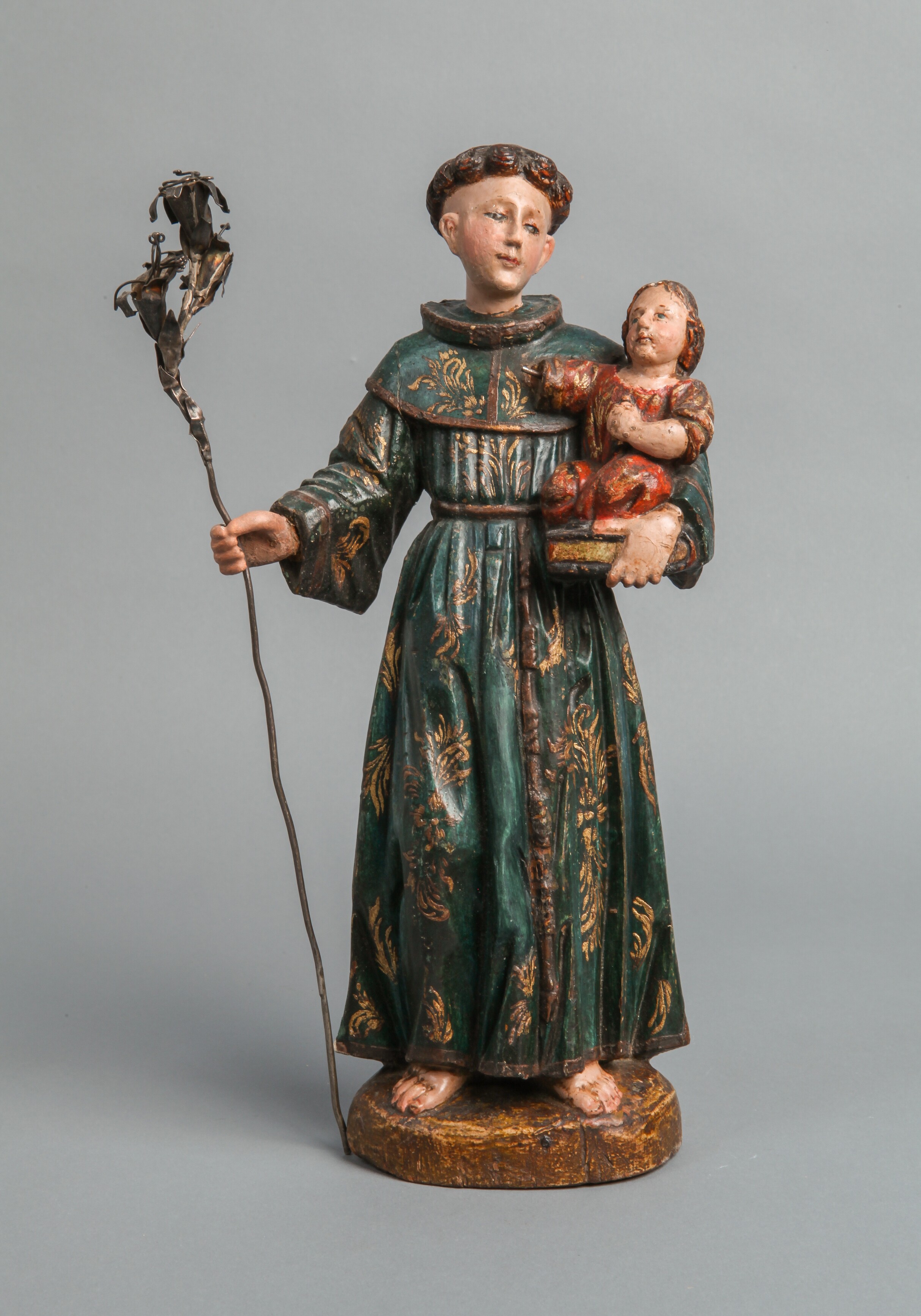 Heiliger Antonius von Padua mit Kind auf Buch (Museum Heylshof CC BY-NC-SA)