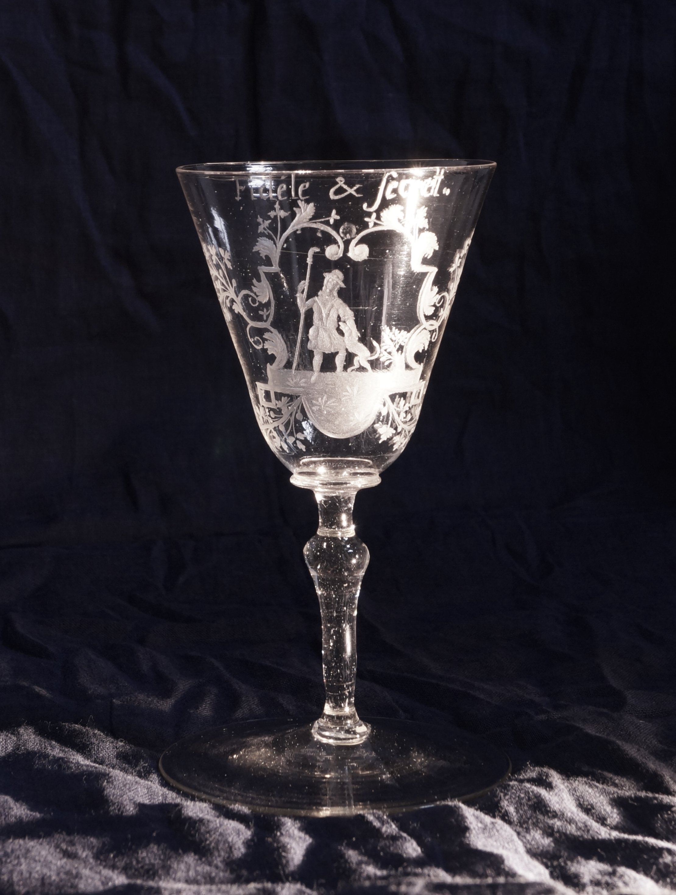 Kelchglas aus 5er bzw. 6er Satz (Museum Heylshof CC BY-NC-SA)