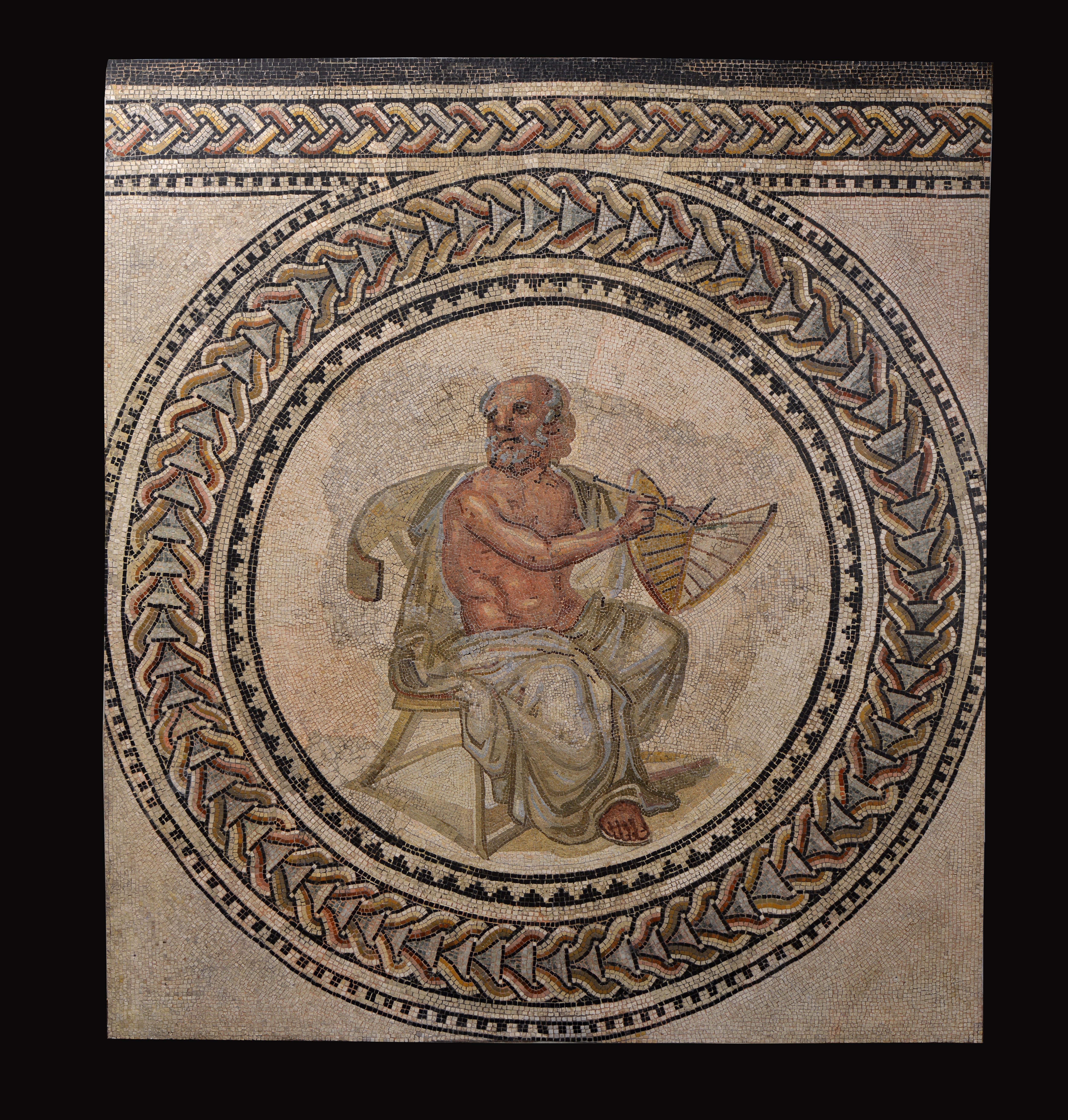 Mosaik mit Anaximander (Rheinisches Landesmuseum Trier CC BY-NC-SA)