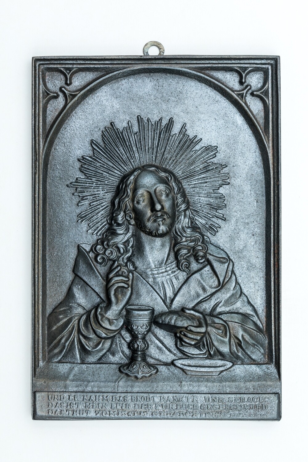Christus das Abendmahl einsetzend (Stiftung Sayner Hütte, Rheinisches Eisenkunstguss-Museum CC BY-NC-SA)