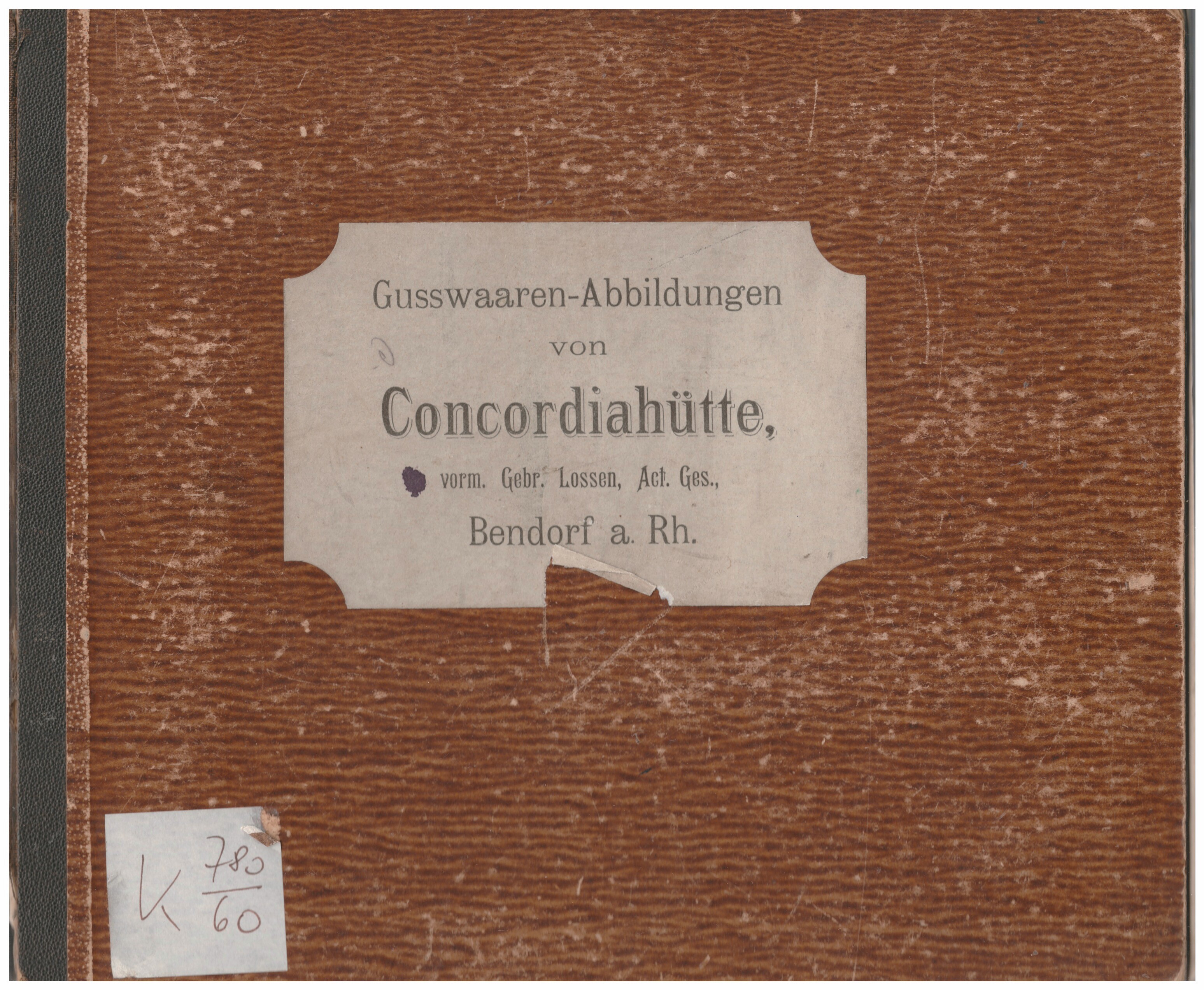 Katalog Concordiahütte 1880 (Stiftung Sayner Hütte, Rheinisches Eisenkunstguss-Museum CC BY-NC-SA)