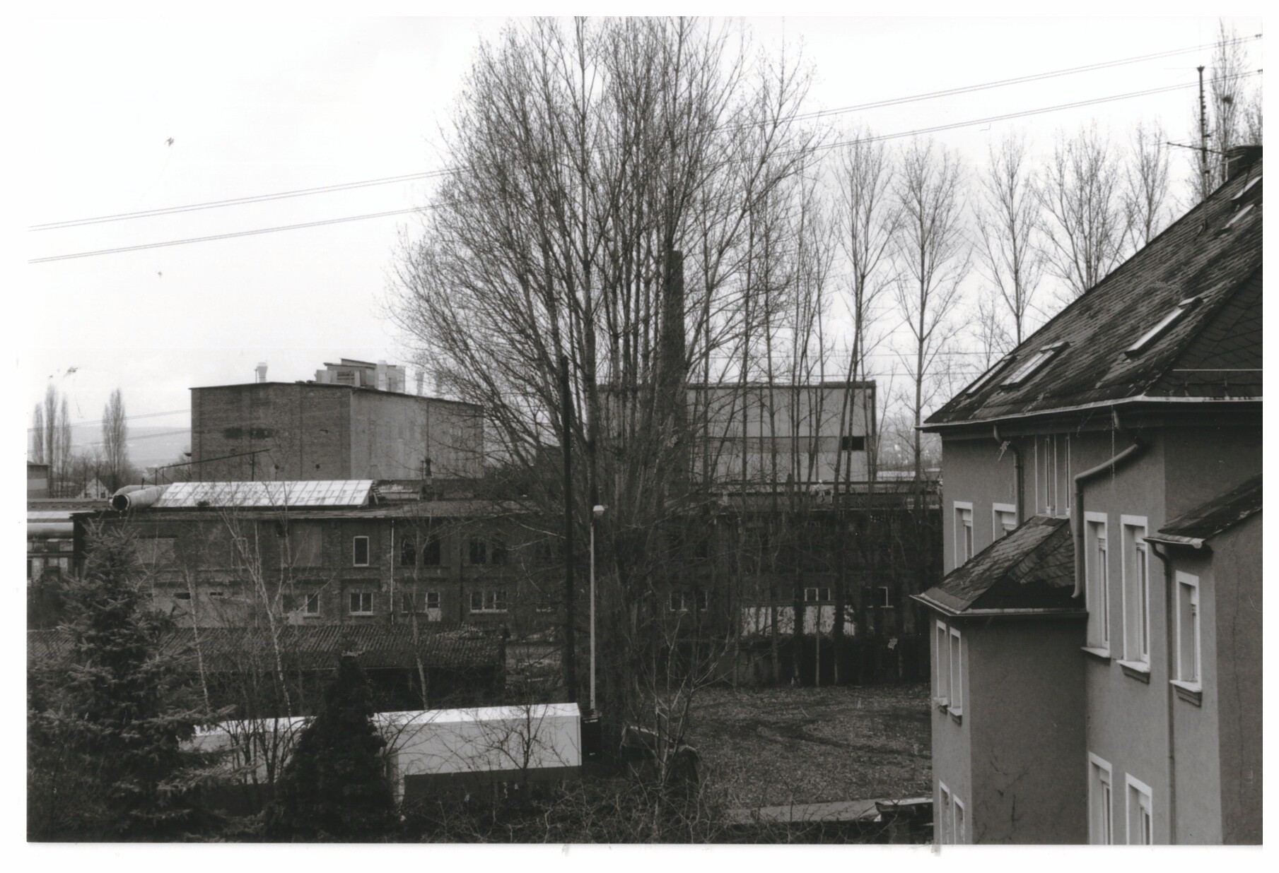 Werksgelände Didier vor dem Abriss 1998/99, Bendorf (Stiftung Sayner Hütte, Rheinisches Eisenkunstguss-Museum CC BY-NC-SA)