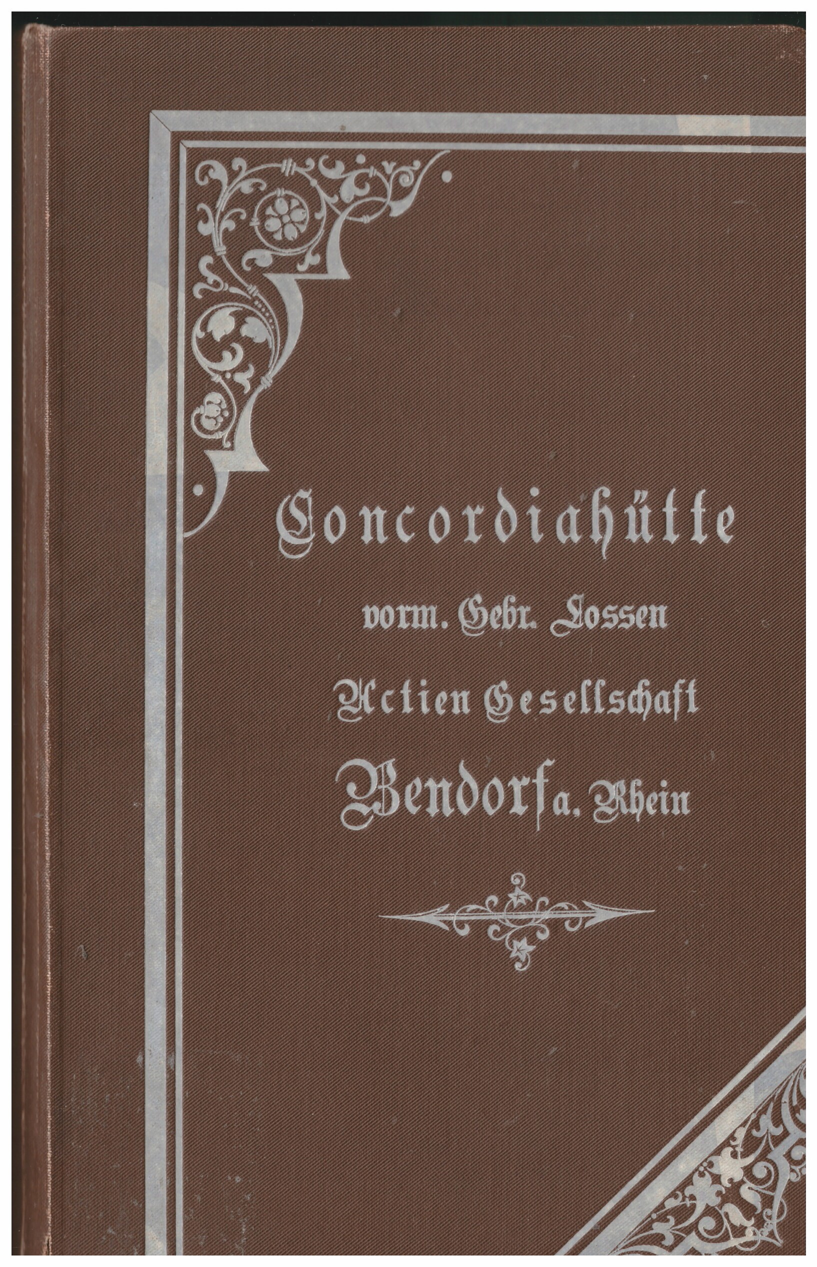 Katalog Concordiahütte 1903 (Stiftung Sayner Hütte, Rheinisches Eisenkunstguss-Museum CC BY-NC-SA)
