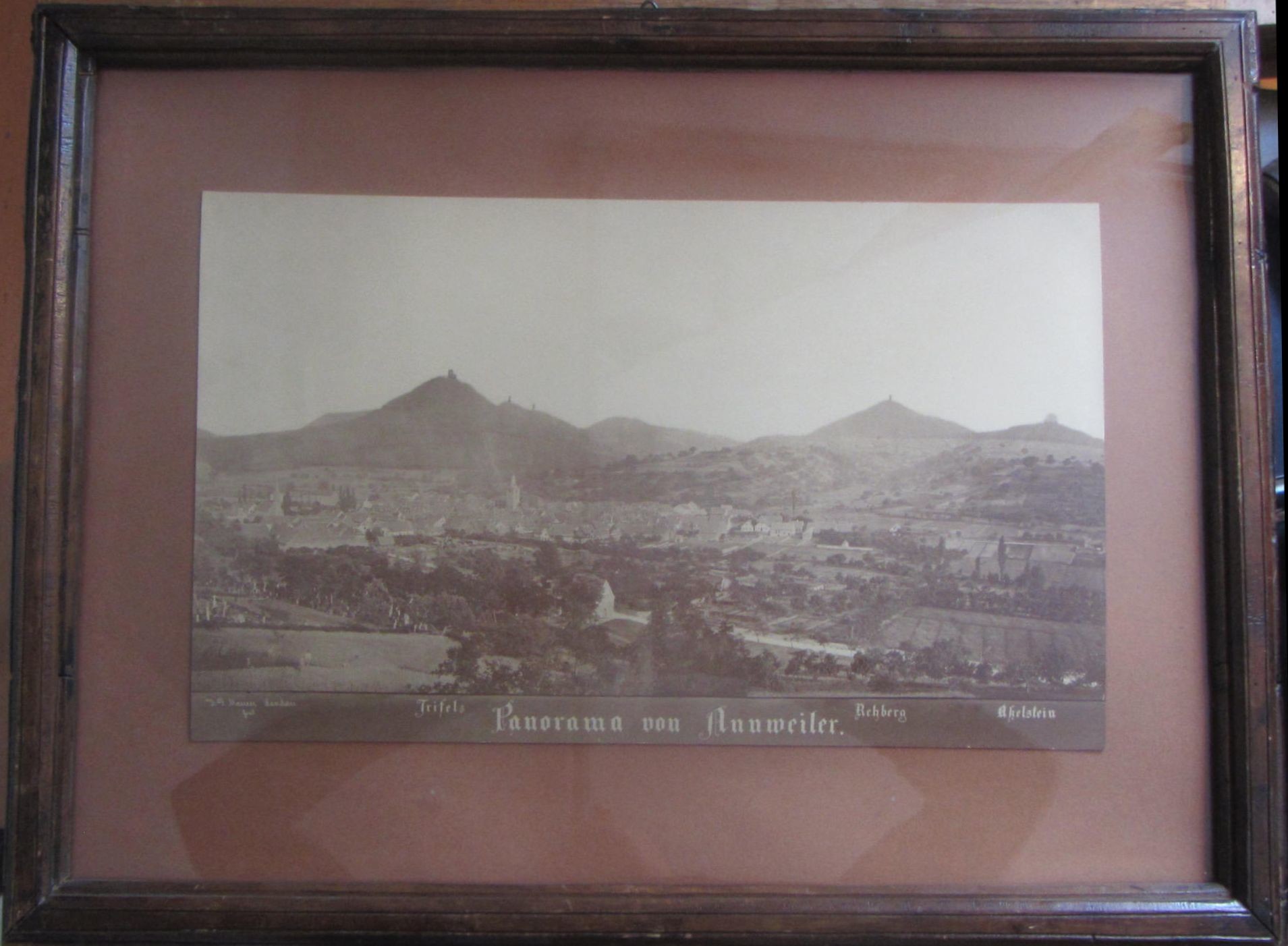 Panorama von Annweiler (Museum unterm Trifels CC BY-NC-SA)