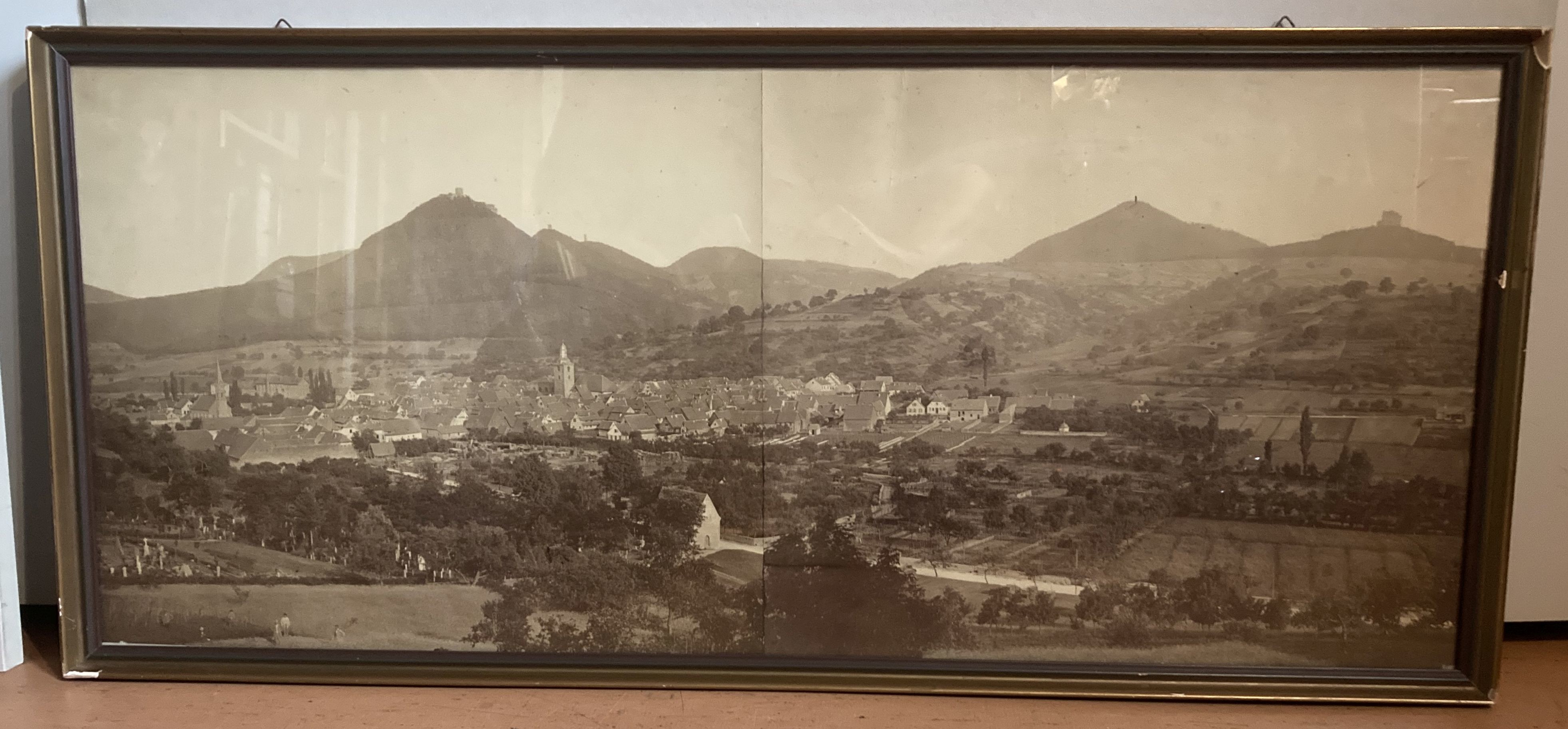 Panoramafoto von Annweiler (Museum unterm Trifels CC BY-NC-SA)