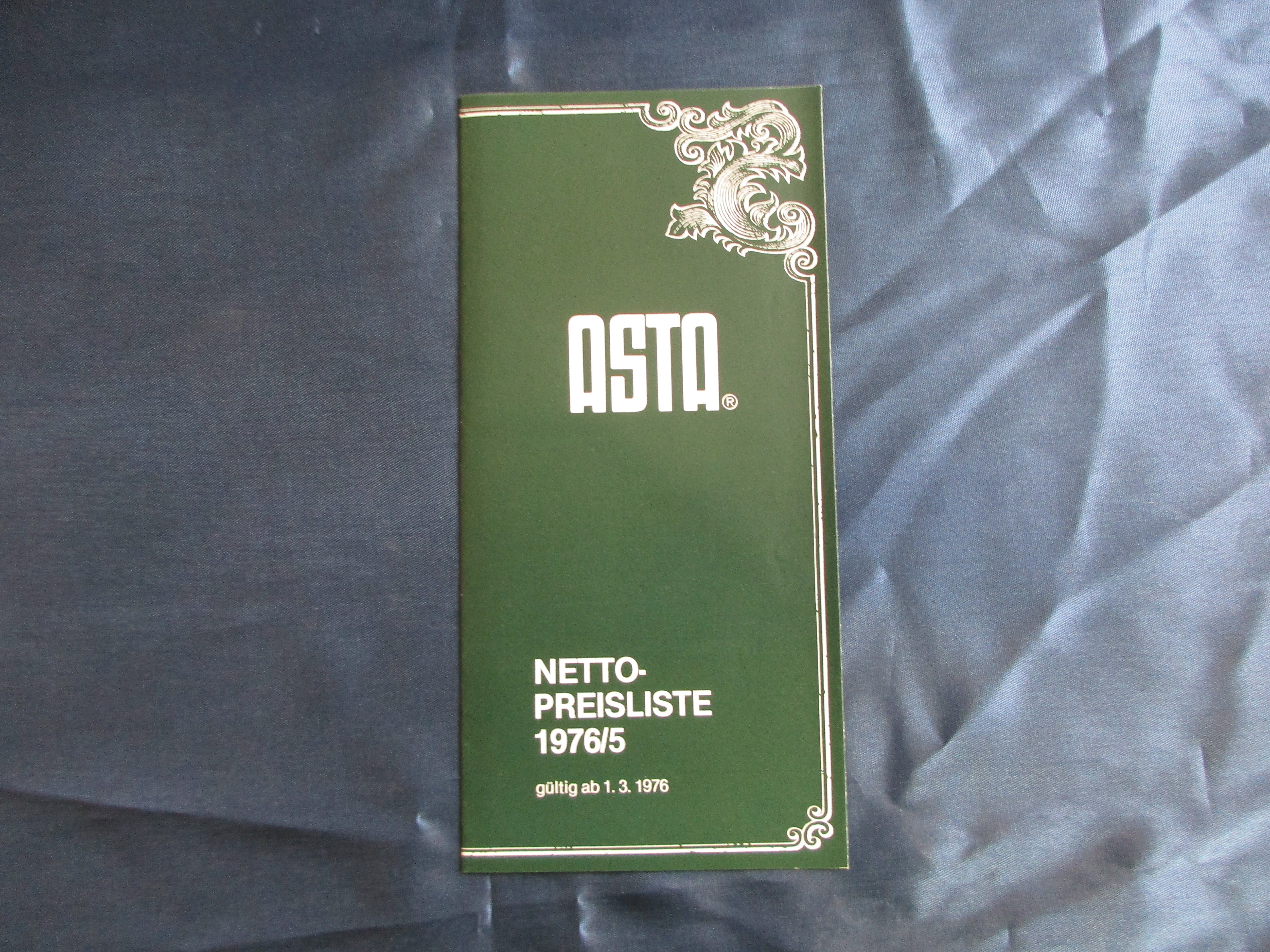 „ASTA“ Nettopreisliste 1976/5 (Museum unterm Trifels CC BY-NC-SA)
