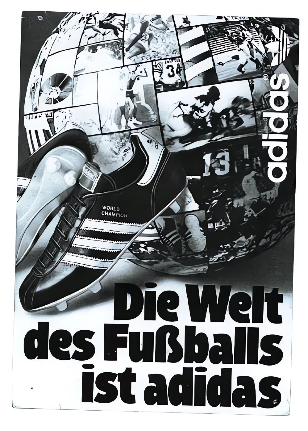 Fotografie "Die Welt des Fußballs ist adidas" (FCK-Museum Orphan Work)