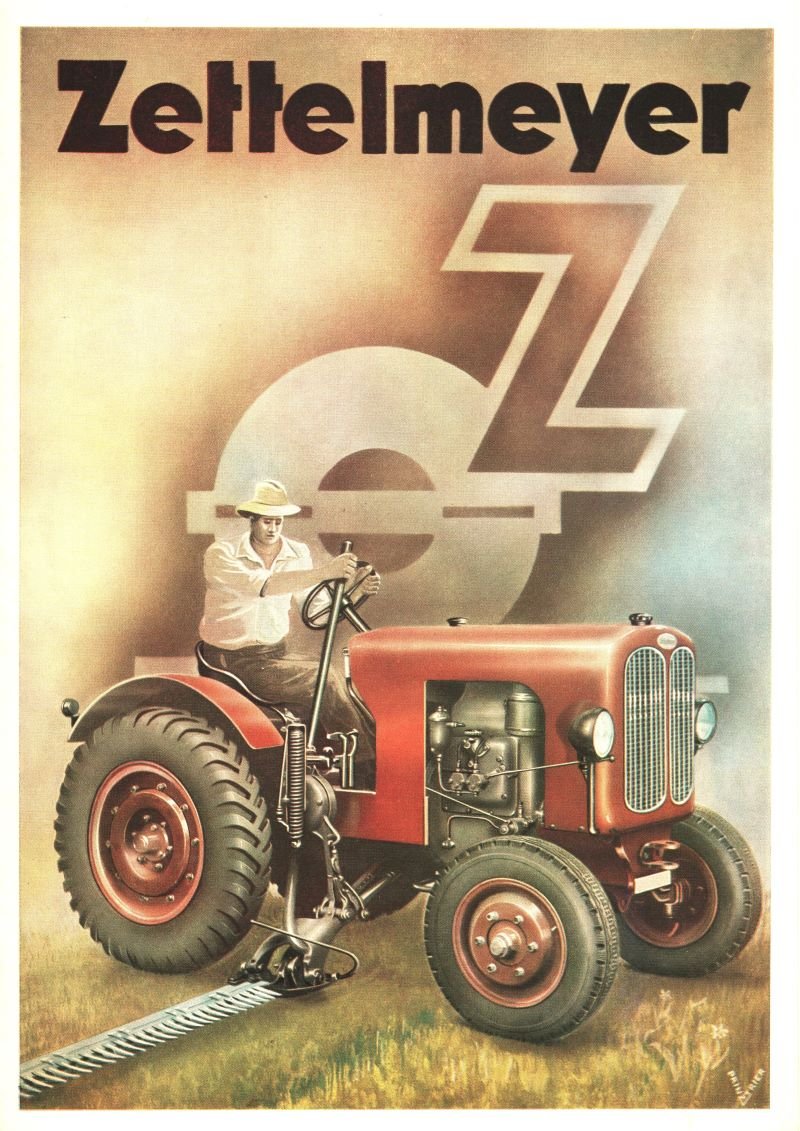 Französische Werbebroschüre der Firma Zettelmeyer (Freilichtmuseum Roscheider Hof CC0)