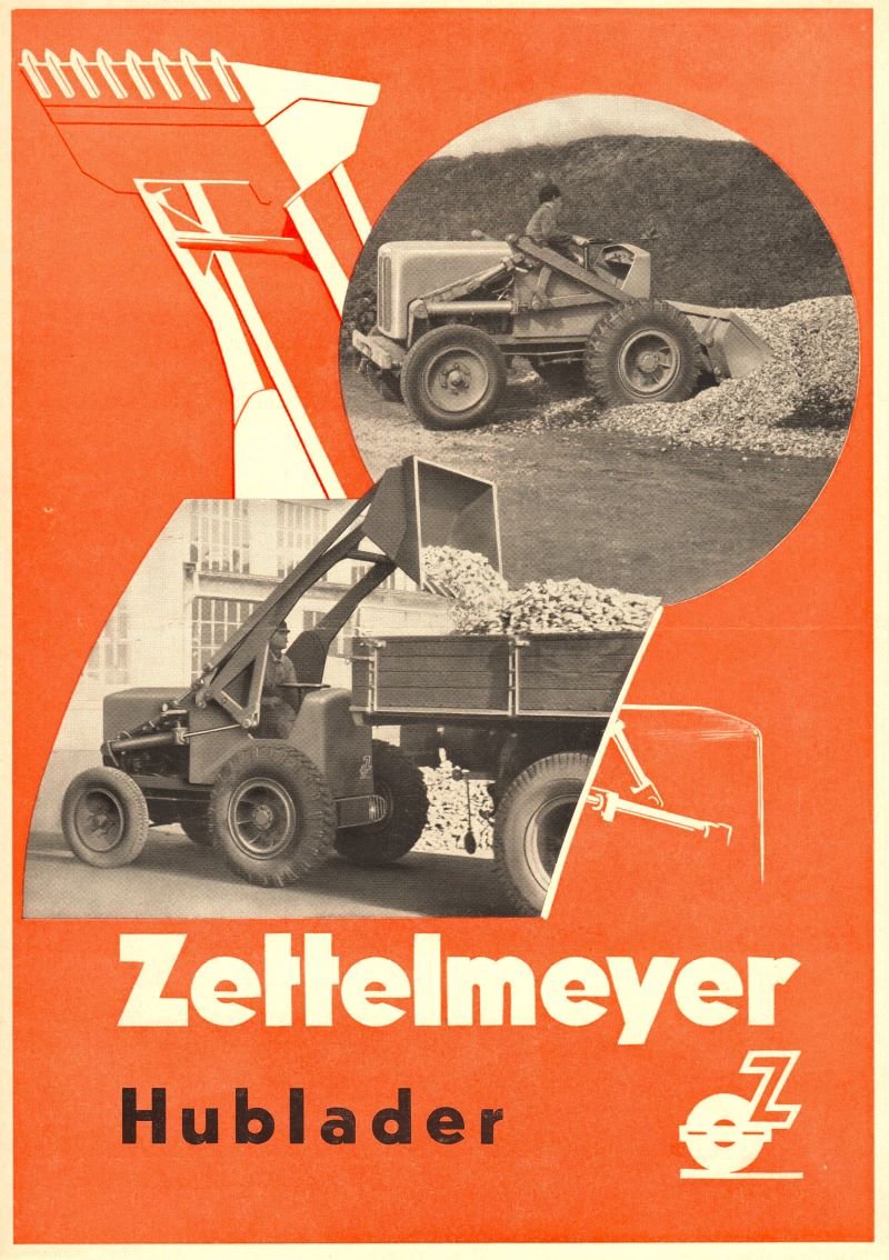 Werbeblatt der Firma Zettelmeyer für einen Hublader (Freilichtmuseum Roscheider Hof CC0)