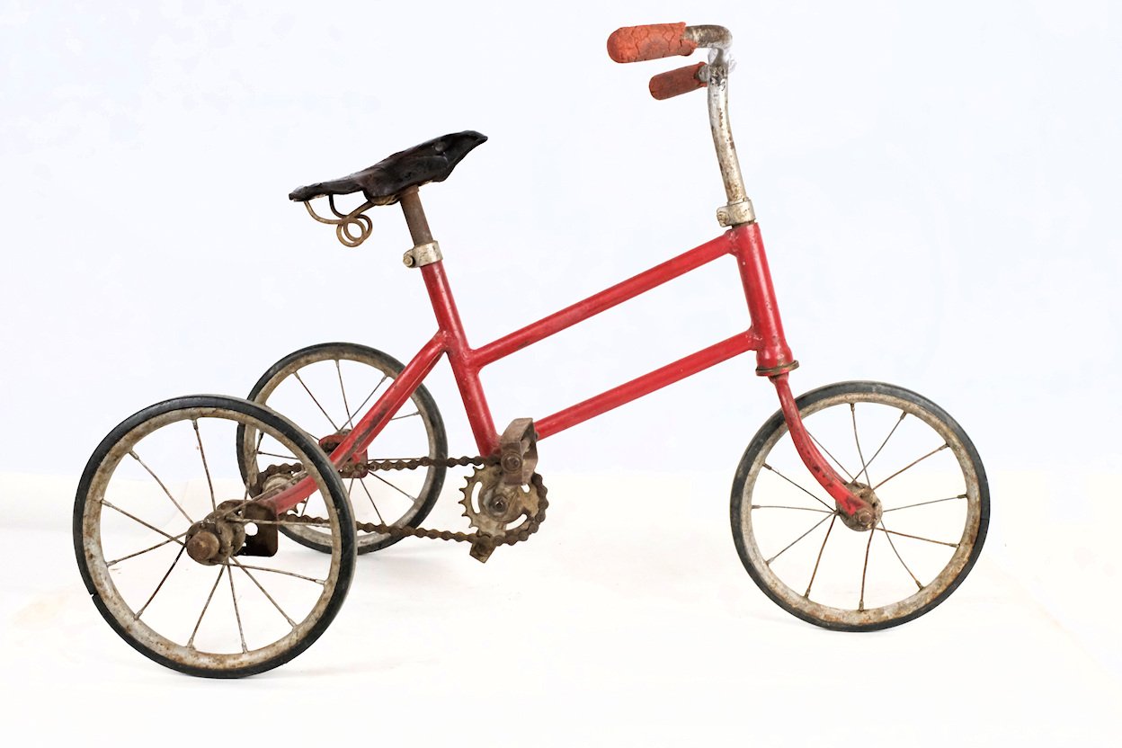 Dreirad mit Kettenantrieb (Freilichtmuseum Roscheider Hof CC0)
