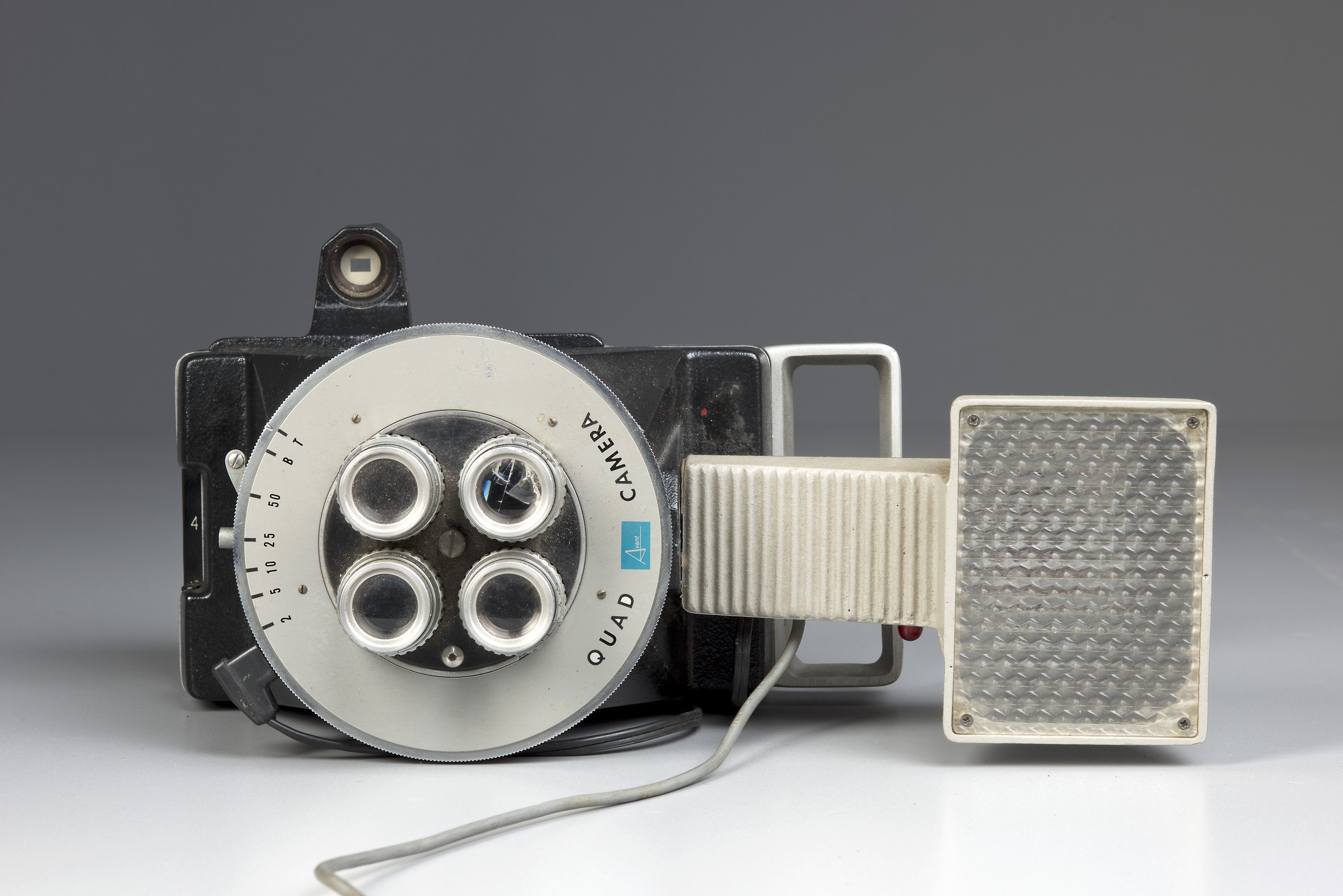 Sofortbildkamera Polaroid Quad Camera (Freilichtmuseum Roscheider Hof CC0)