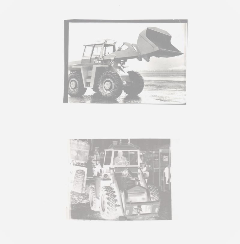 Negative mit Aufnahmen eines Hubladers der Firma Zettelmeyer (Freilichtmuseum Roscheider Hof CC0)