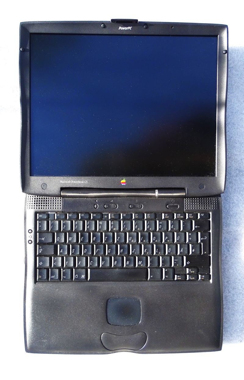 Apple-Notebook Typ Powerbook G3 (Freilichtmuseum Roscheider Hof CC0)