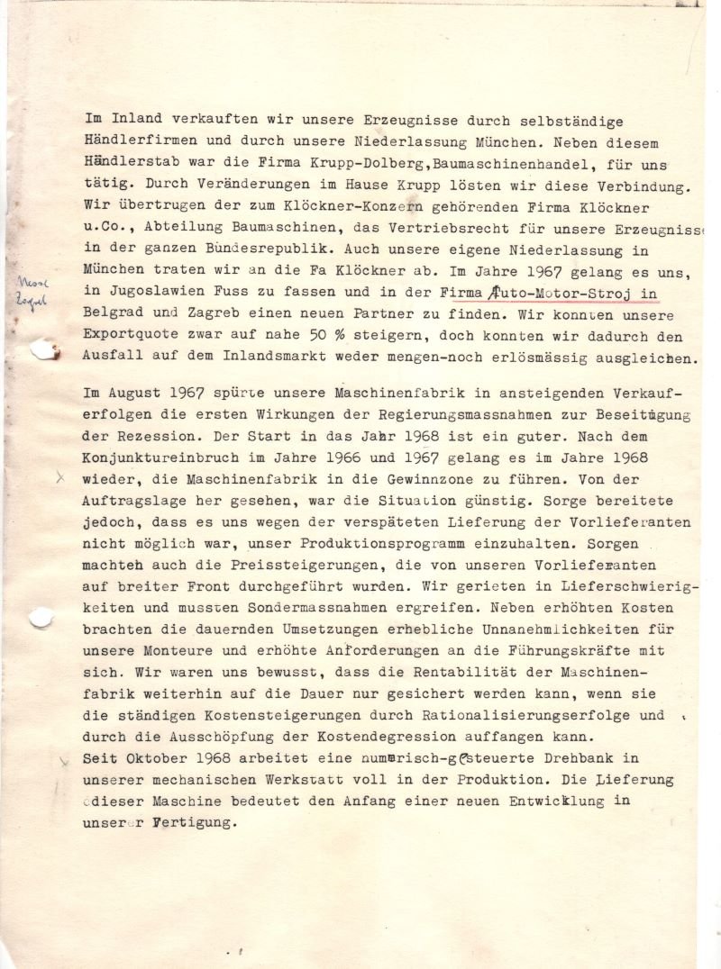 Beschreibung der Unternehmensentwicklung der Firma Zettelmeyer (Freilichtmuseum Roscheider Hof CC0)