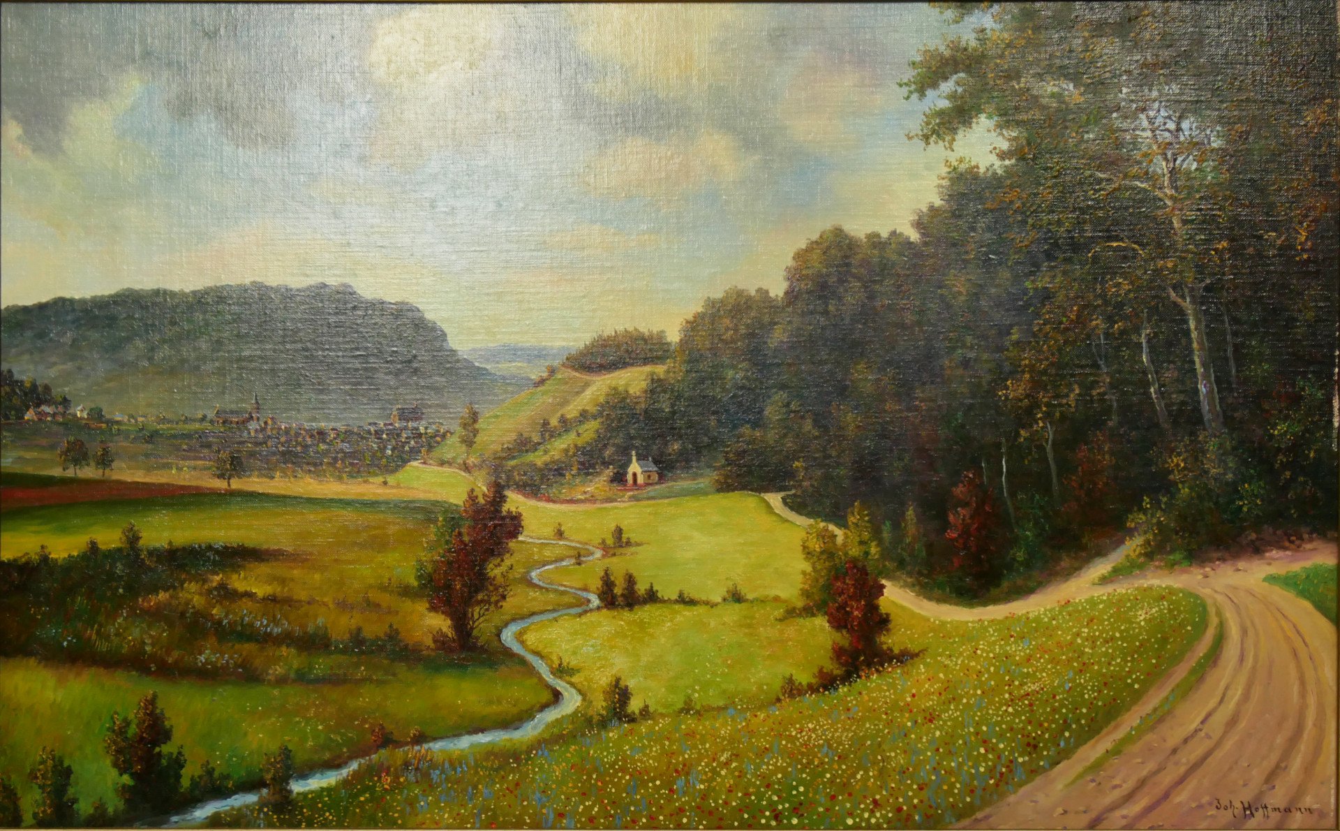 Gemälde Konzer Tälchen (Freilichtmuseum Roscheider Hof CC0)
