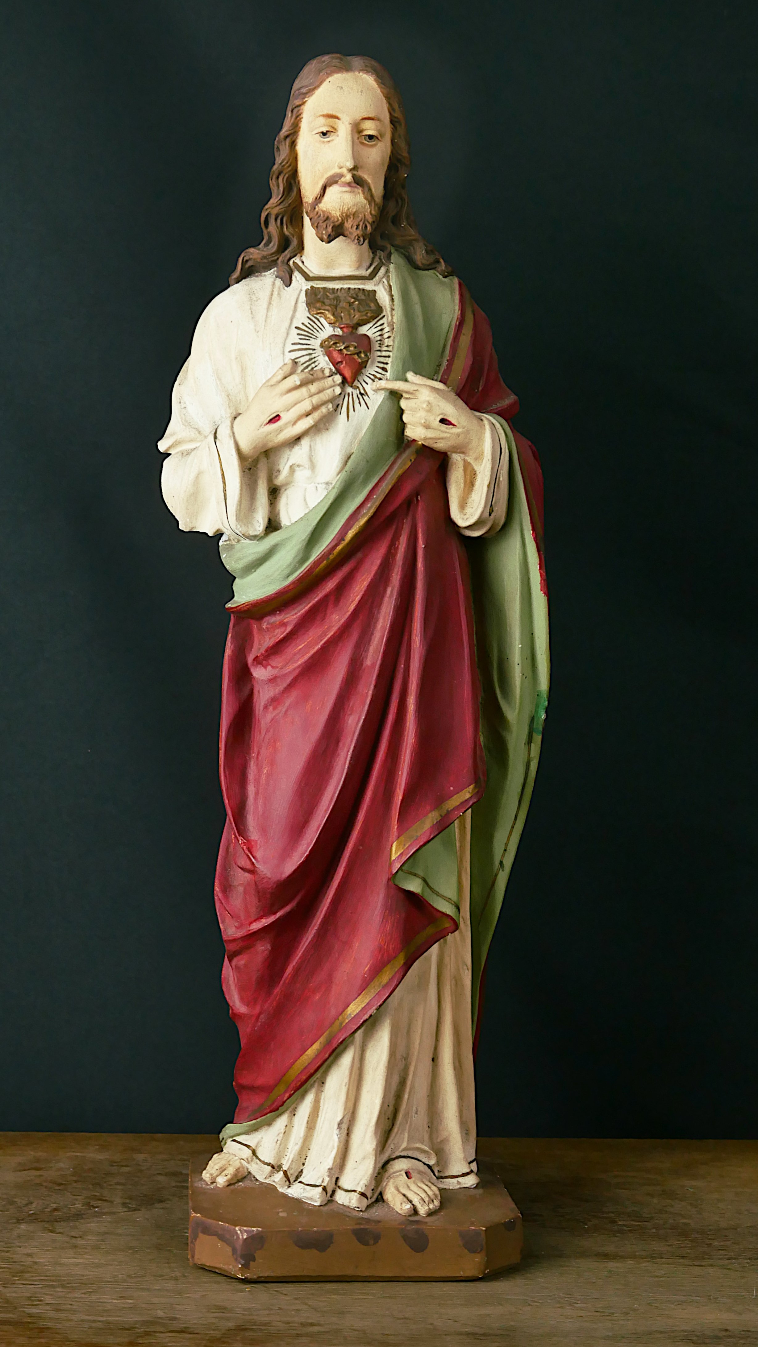 Herz Jesu Statue (Freilichtmuseum Roscheider Hof CC0)