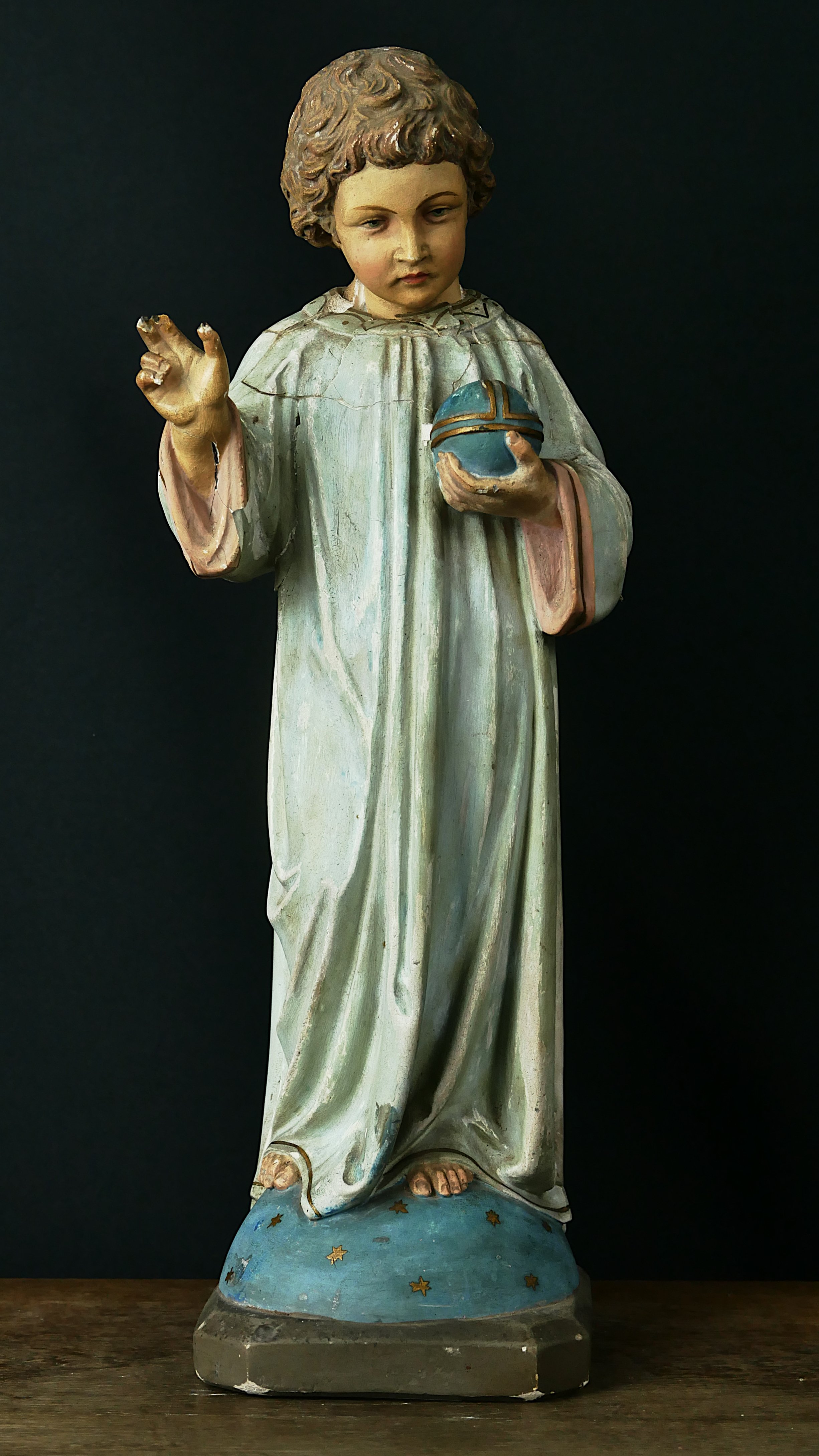 Segnendes Jesuskind (Freilichtmuseum Roscheider Hof CC0)