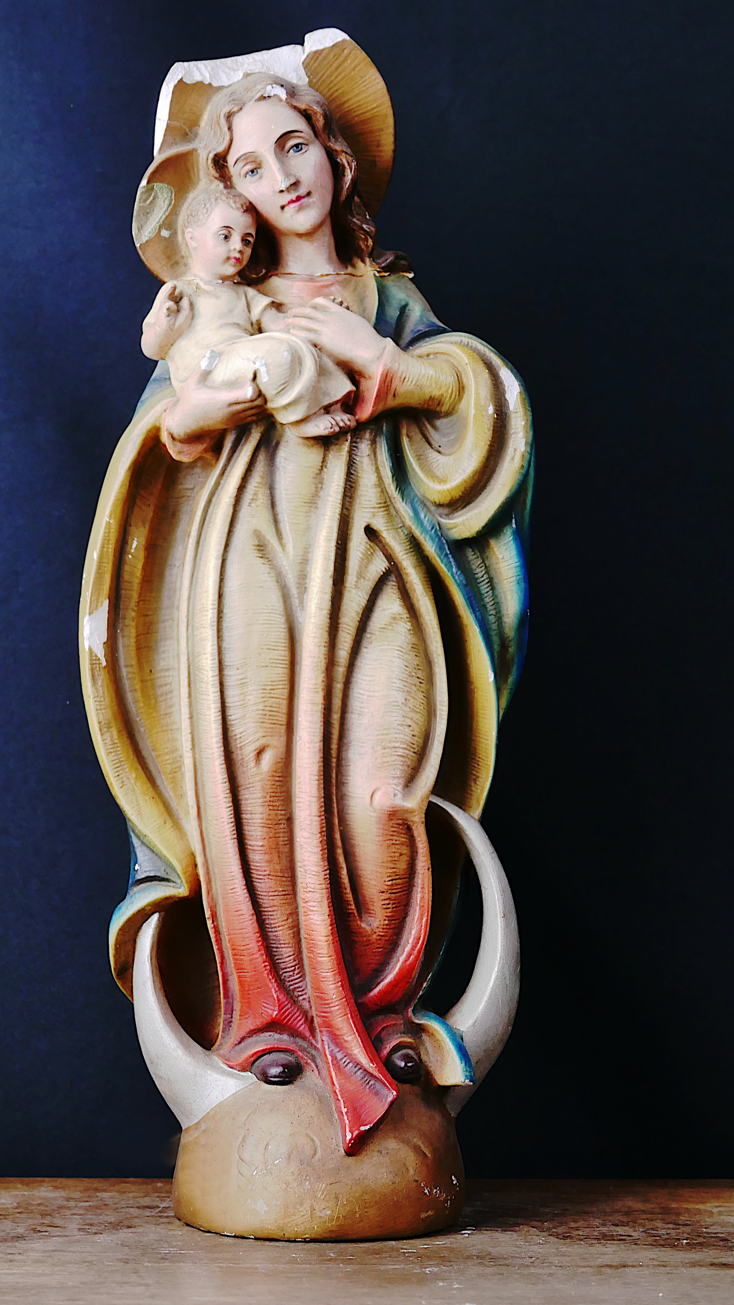 Maria mit Kind (art deco) (Freilichtmuseum Roscheider Hof CC0)