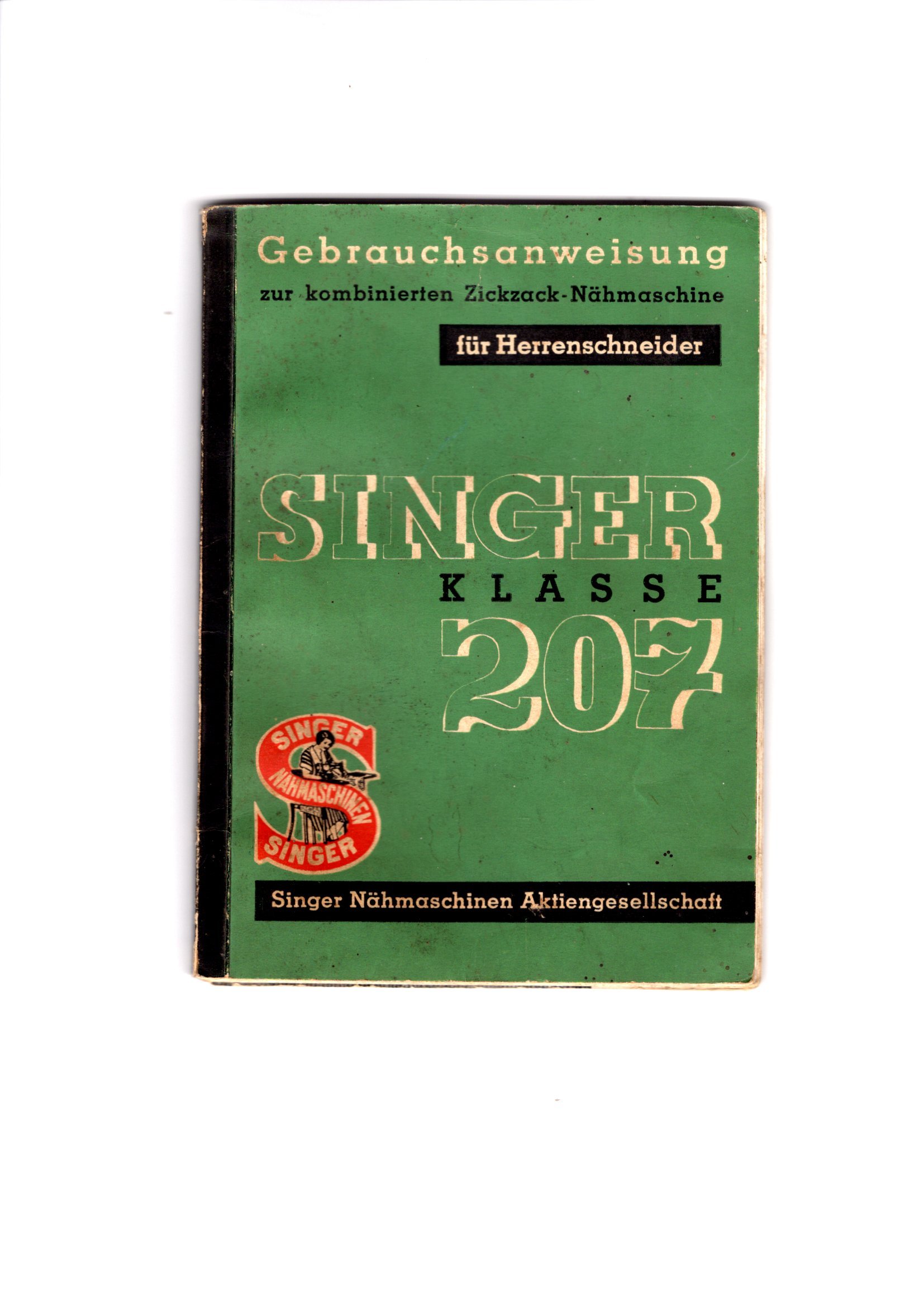 Gebrauchsanweisung Singer Nähmaschine Klasse 207 D (Freilichtmuseum Roscheider Hof CC0)