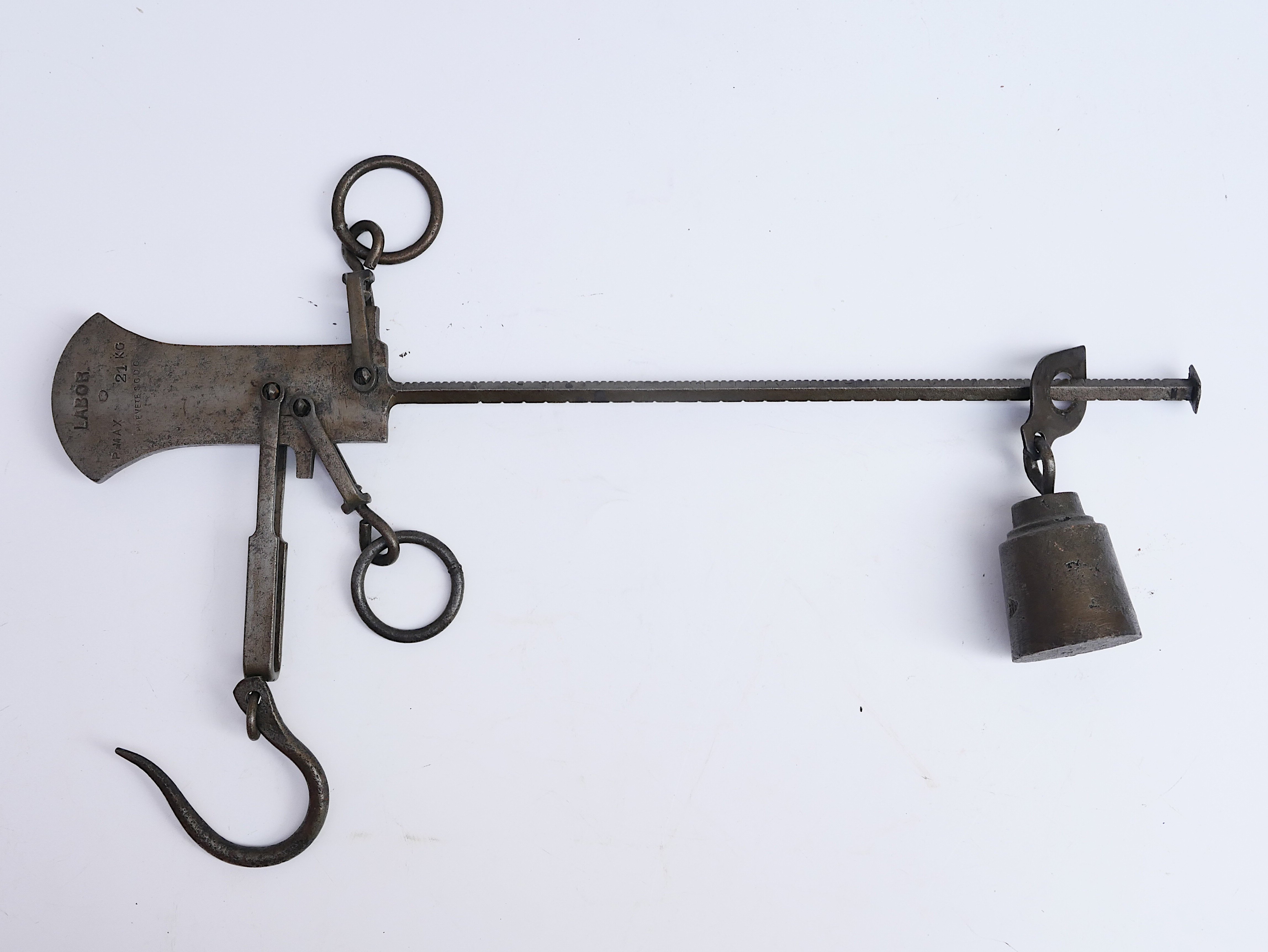 Einfache Laufgewichtswaage (Pünderwaage) (Freilichtmuseum Roscheider Hof CC0)