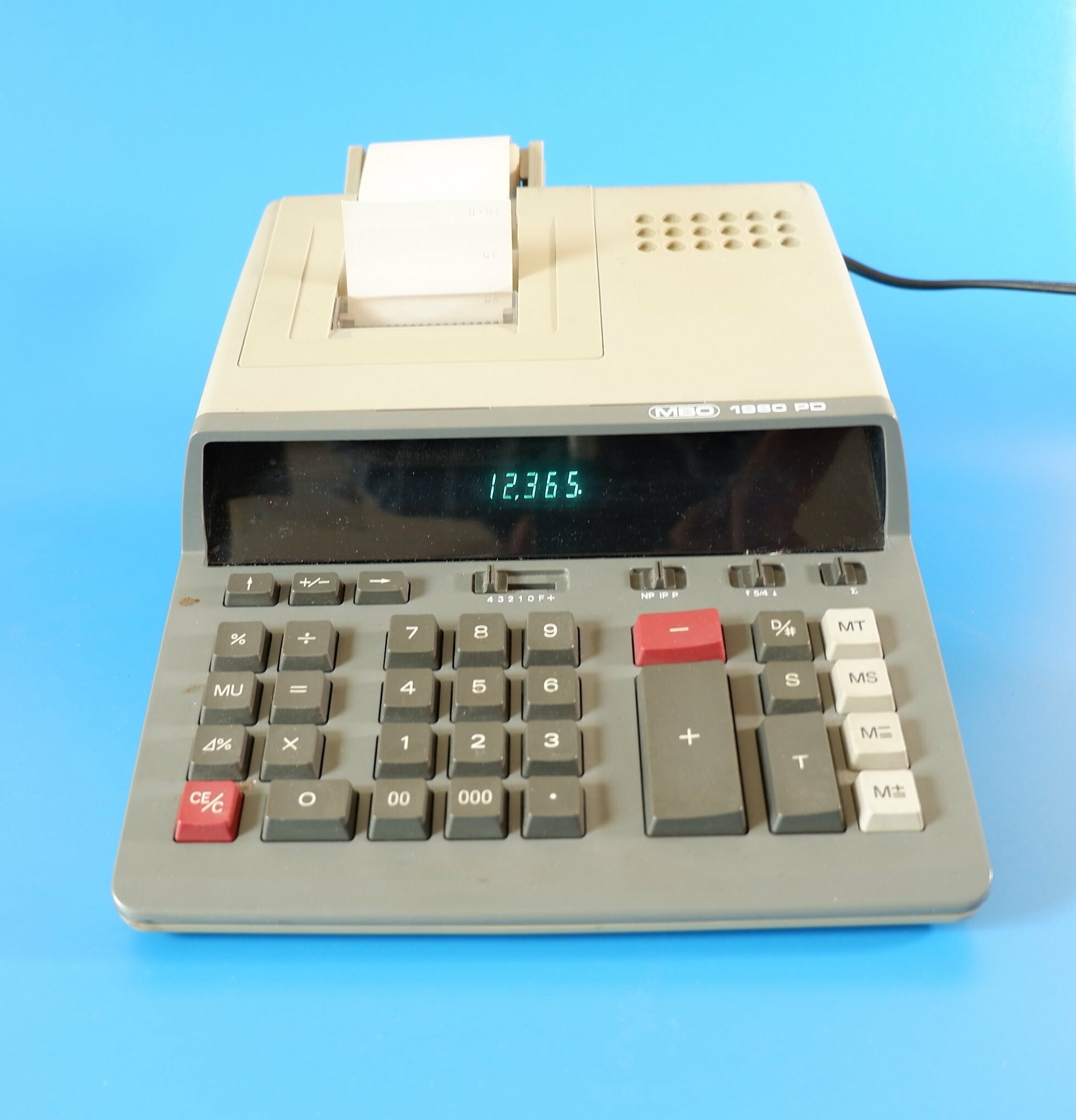 Elektrische Rechenmaschine - MBO 1980 PD (Volkskunde- und Freilichtmuseum Roscheider Hof CC0)