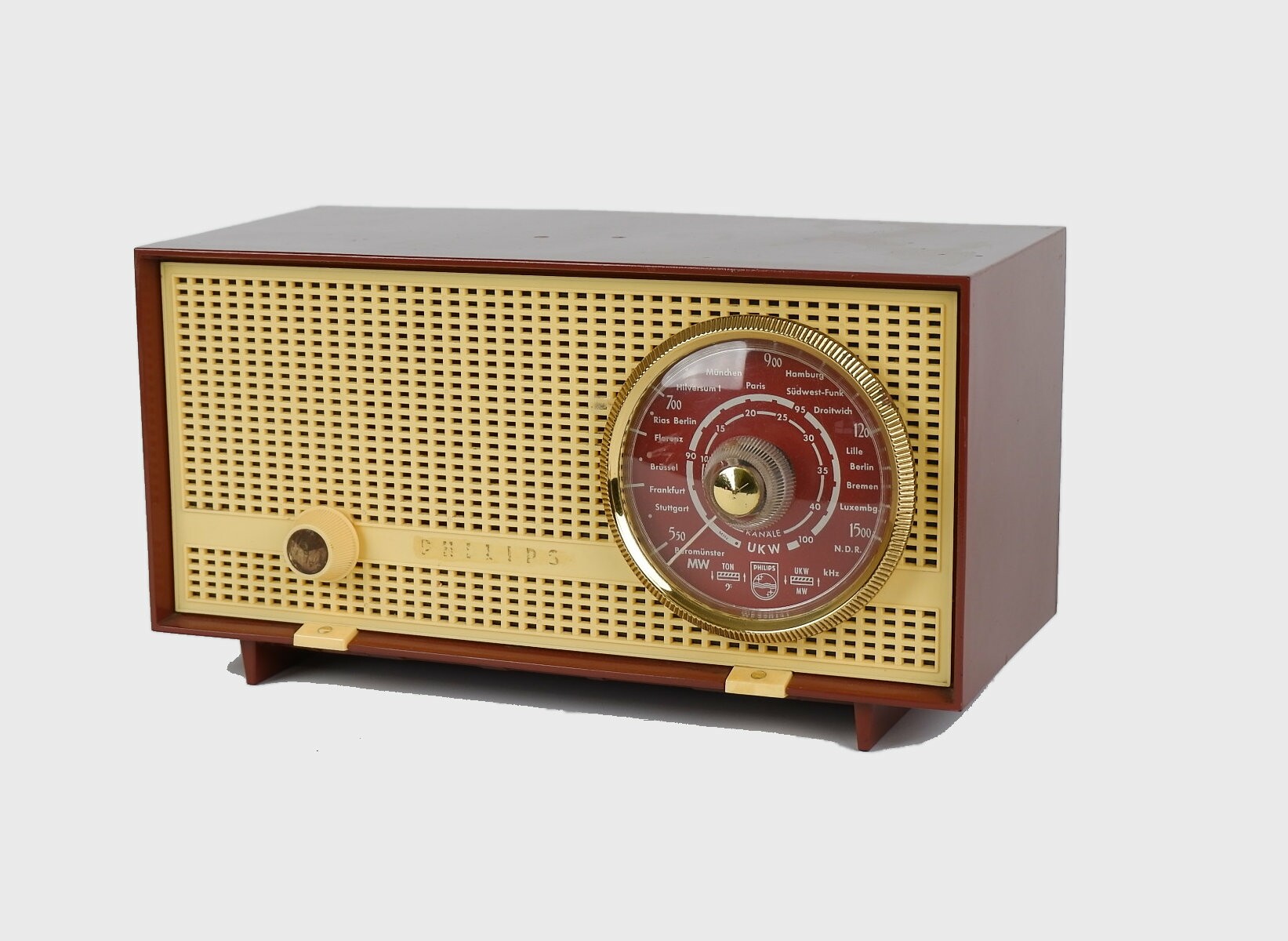 Röhrenradio	Philips	Philettina Typ B1D92A/100 (1959) (Volkskunde- und Freilichtmuseum Roscheider Hof CC0)