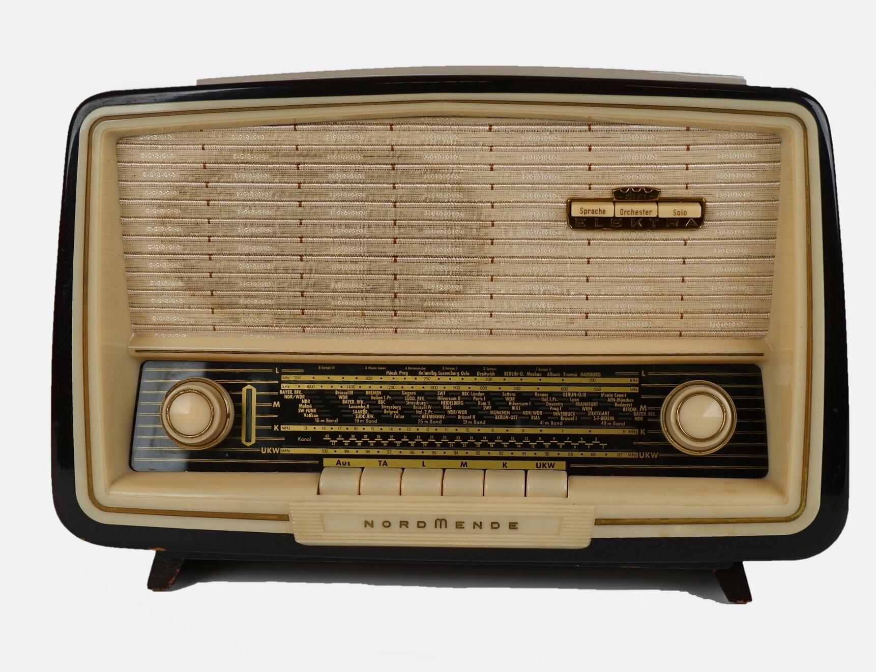 Tischradio	NordMende Elektra U13 (1959) (Volkskunde- und Freilichtmuseum Roscheider Hof CC0)