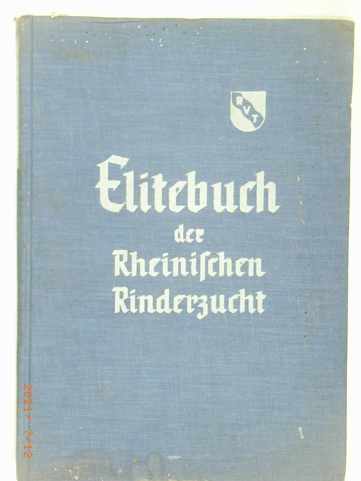 Elitebuch der Rheinischen Rinderzucht (Volkskunde- und Freilichtmuseum Roscheider Hof RR-F)