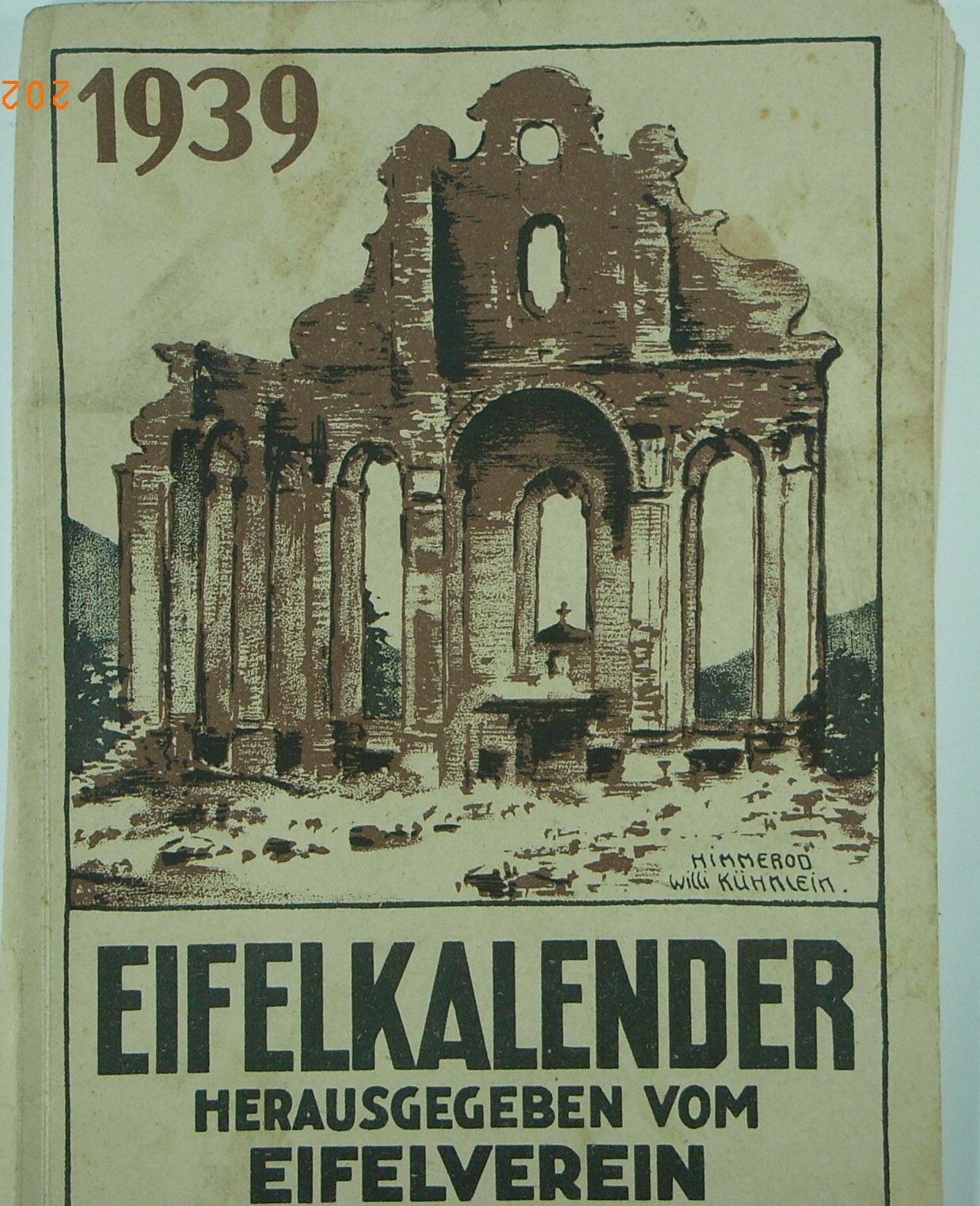 Eifel-Kalender für das Jahr 1939 (Volkskunde- und Freilichtmuseum Roscheider Hof RR-F)