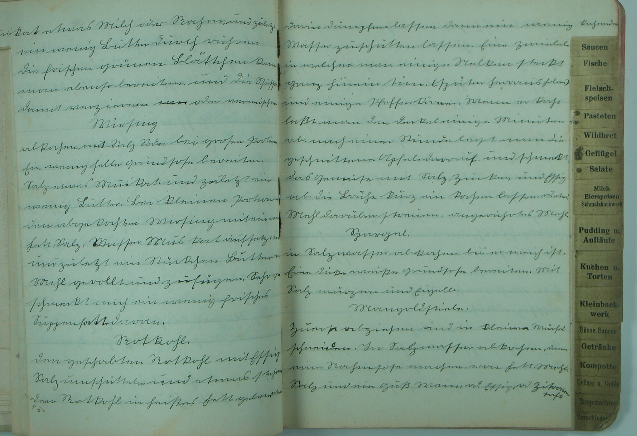 Kochbuch (handgeschrieben) (Volkskunde- und Freilichtmuseum Roscheider Hof CC0)