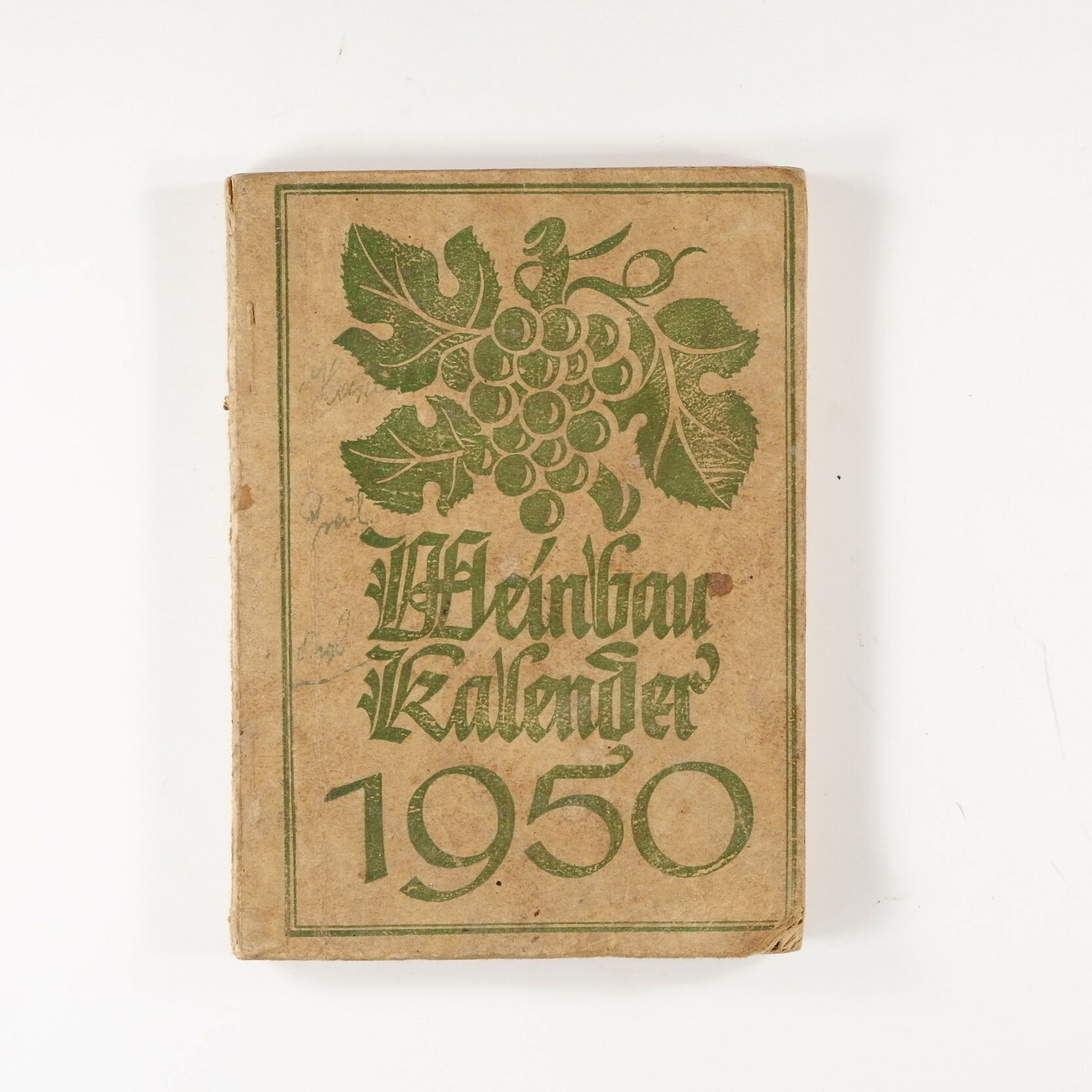 Weinbau Kalender 1950 (Volkskunde- und Freilichtmuseum Roscheider Hof RR-F)