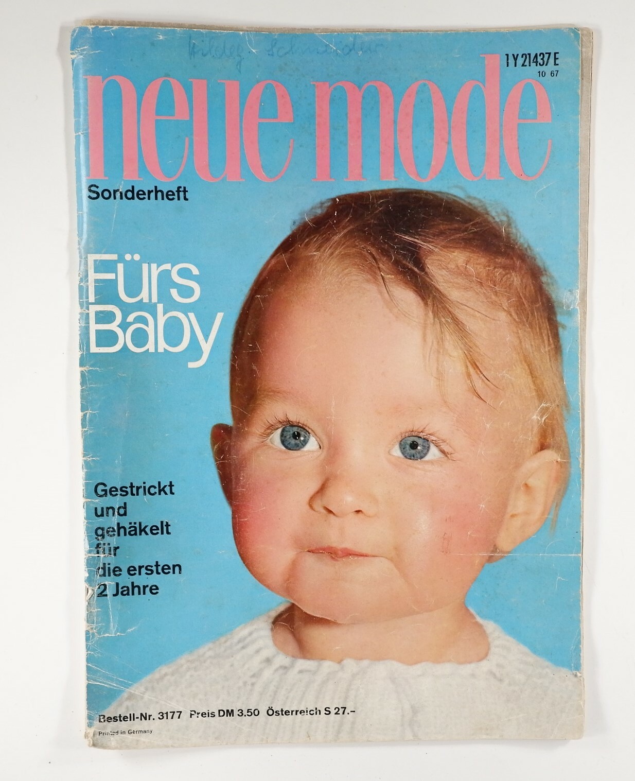 Neue Mode – Sonderheft: Fürs Baby 10/67 (Volkskunde- und Freilichtmuseum Roscheider Hof RR-F)