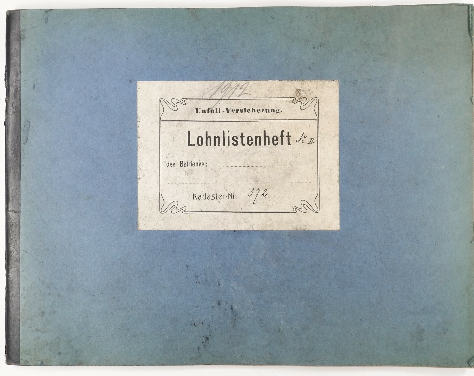 Lohnlistenheft (um 1910) (Volkskunde- und Freilichtmuseum Roscheider Hof CC0)