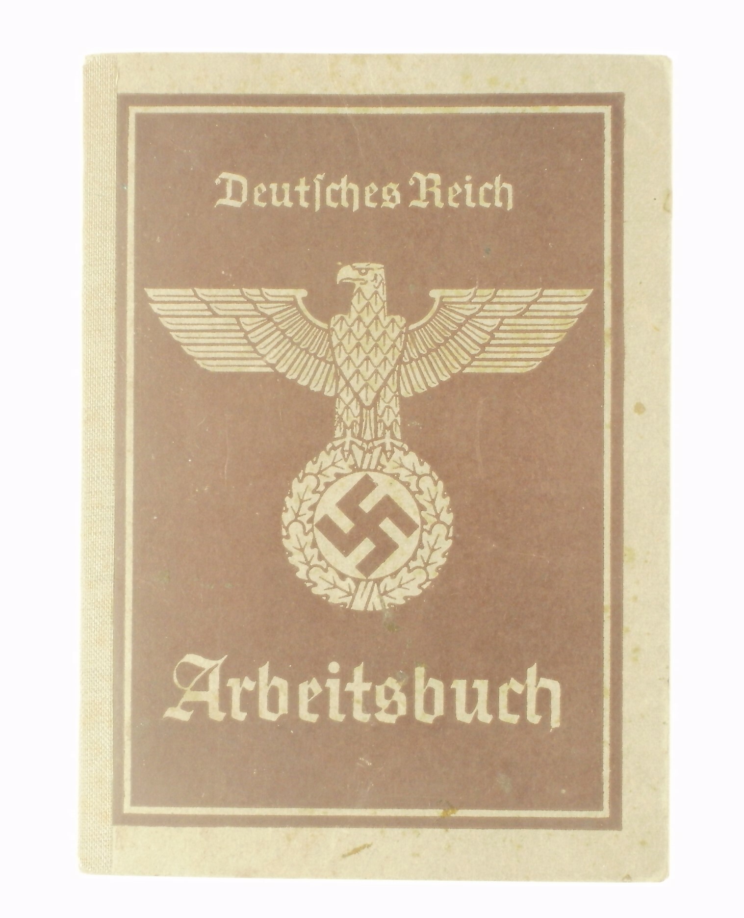 Arbeitsbuch Deutsches Reich: Uhrmacher (Volkskunde- und Freilichtmuseum Roscheider Hof CC0)