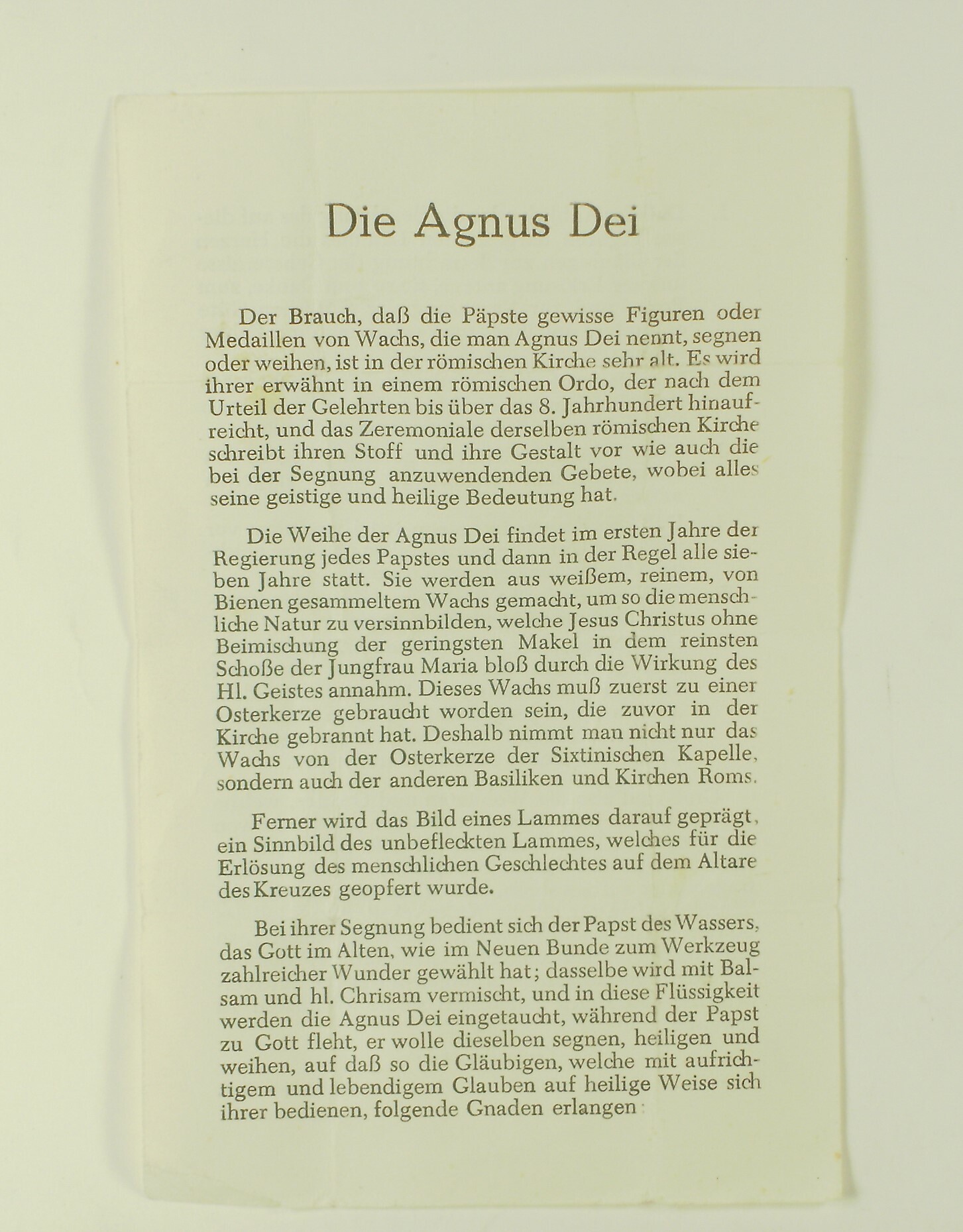 Die Agnus Dei (Volkskunde- und Freilichtmuseum Roscheider Hof CC0)