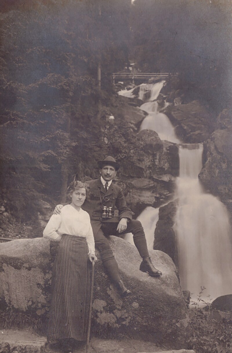 Hochzeitsreise 1914 Triberg (Volkskunde- und Freilichtmuseum Roscheider Hof CC0)