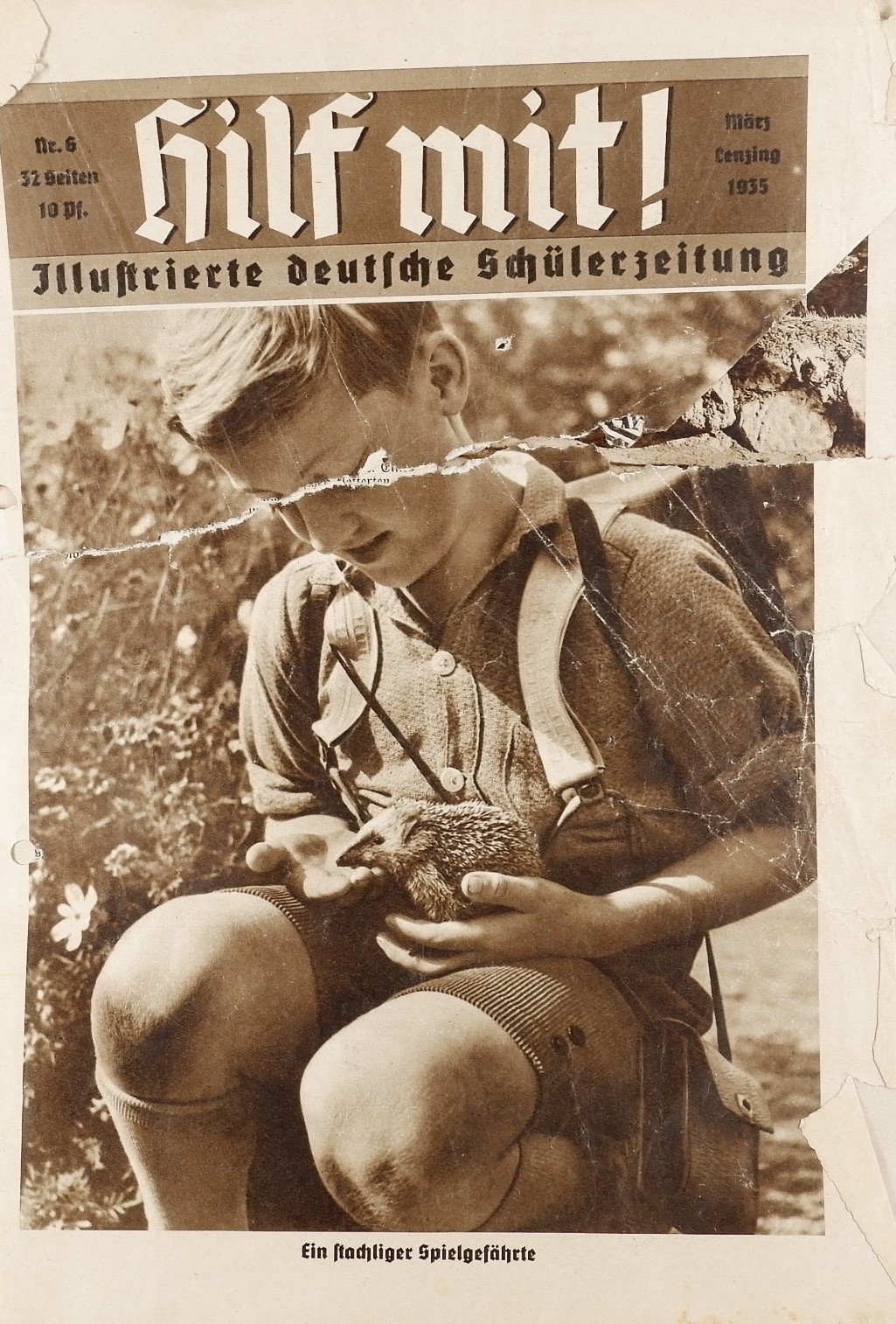 Hilf mit! - Illustrierte deutsche Schülerzeitung 6/1935 (Volkskunde- und Freilichtmuseum Roscheider Hof RR-F)