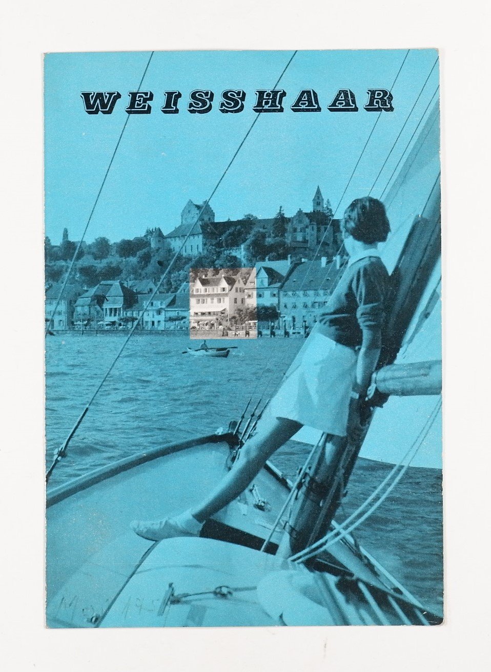 Werbebroschüre: Hotel-Strandcafe Weisshaar (Volkskunde- und Freilichtmuseum Roscheider Hof RR-F)