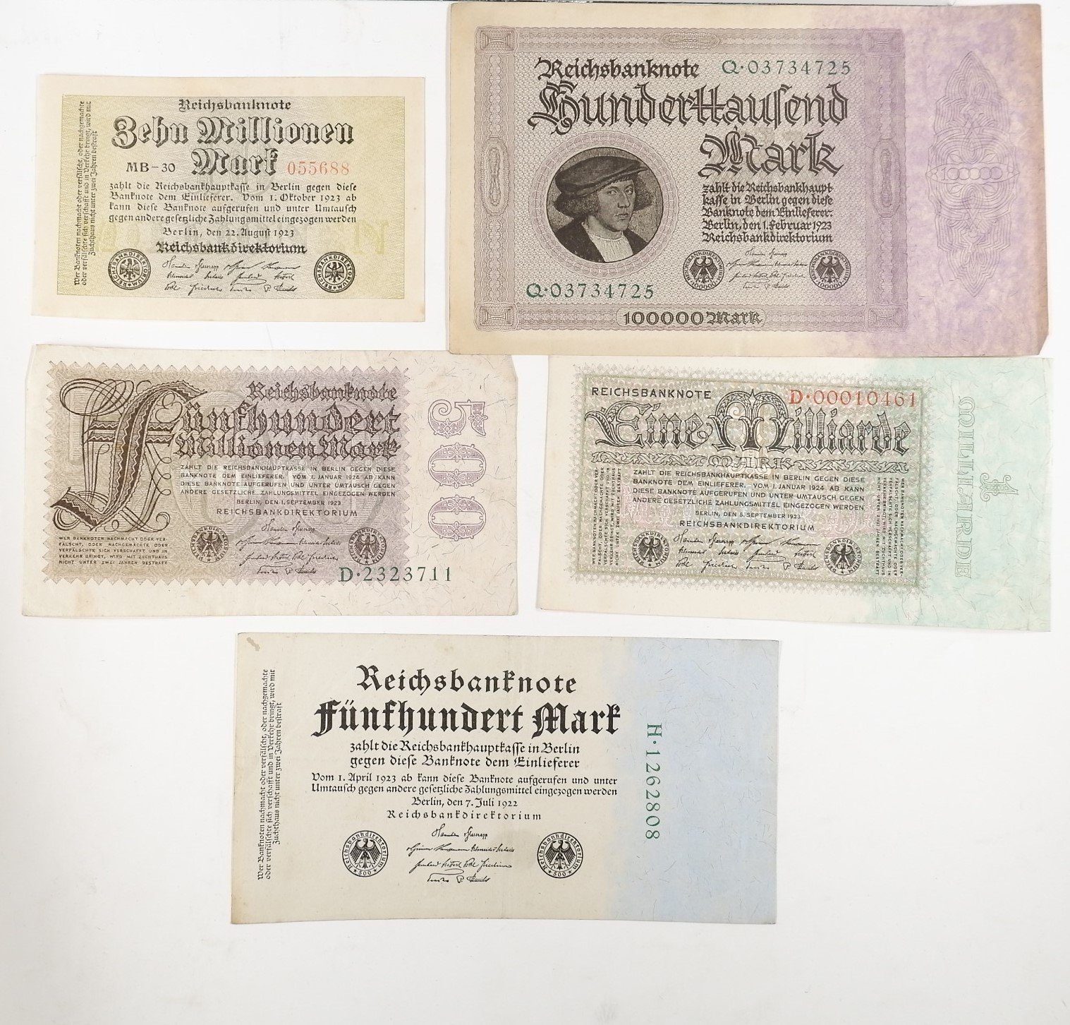 Inflationsgeld 1922/1923 (Volkskunde- und Freilichtmuseum Roscheider Hof CC0)