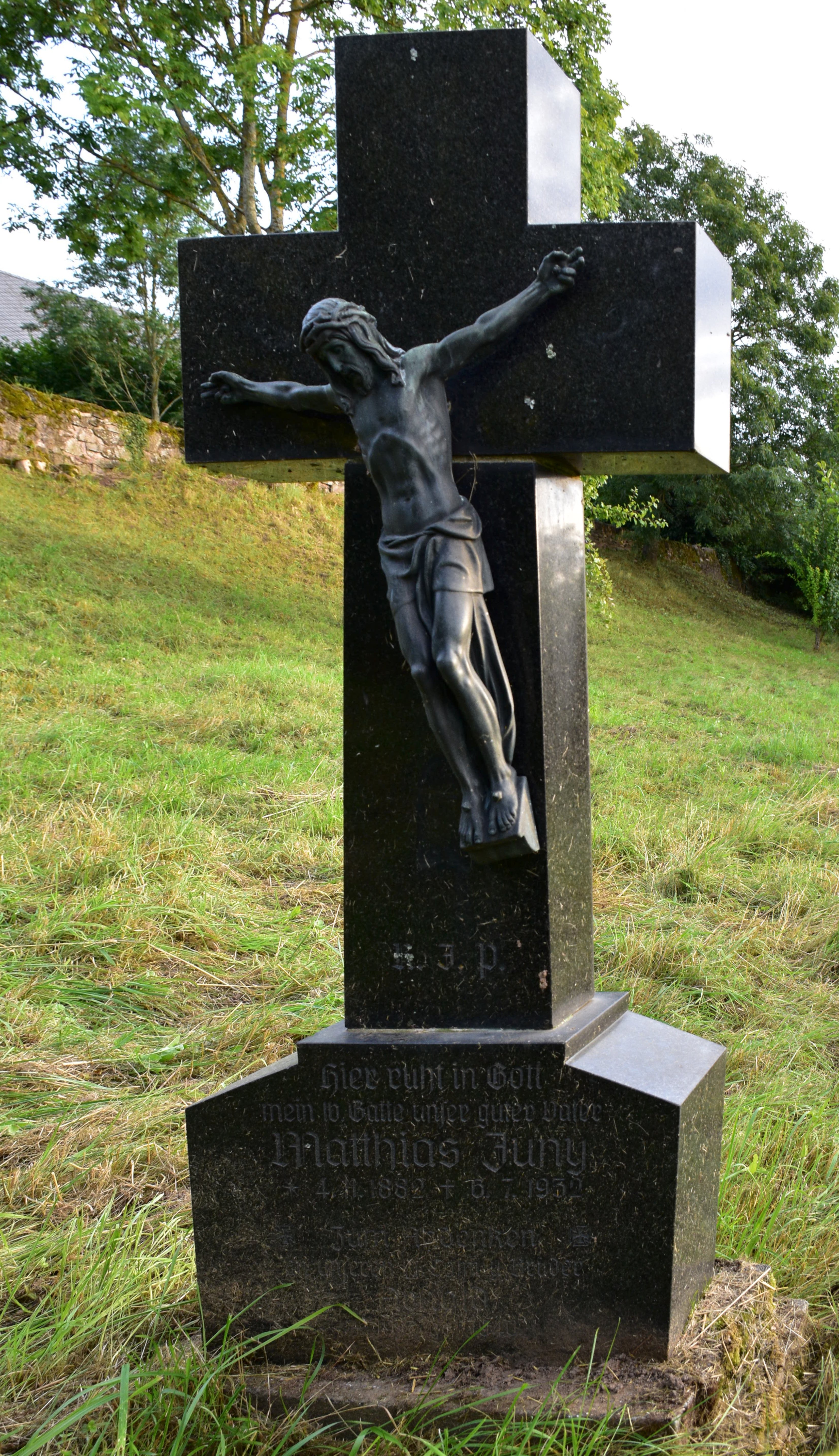 Grabkreuz für Mattias Juny (Volkskunde- und Freilichtmuseum Roscheider Hof CC0)