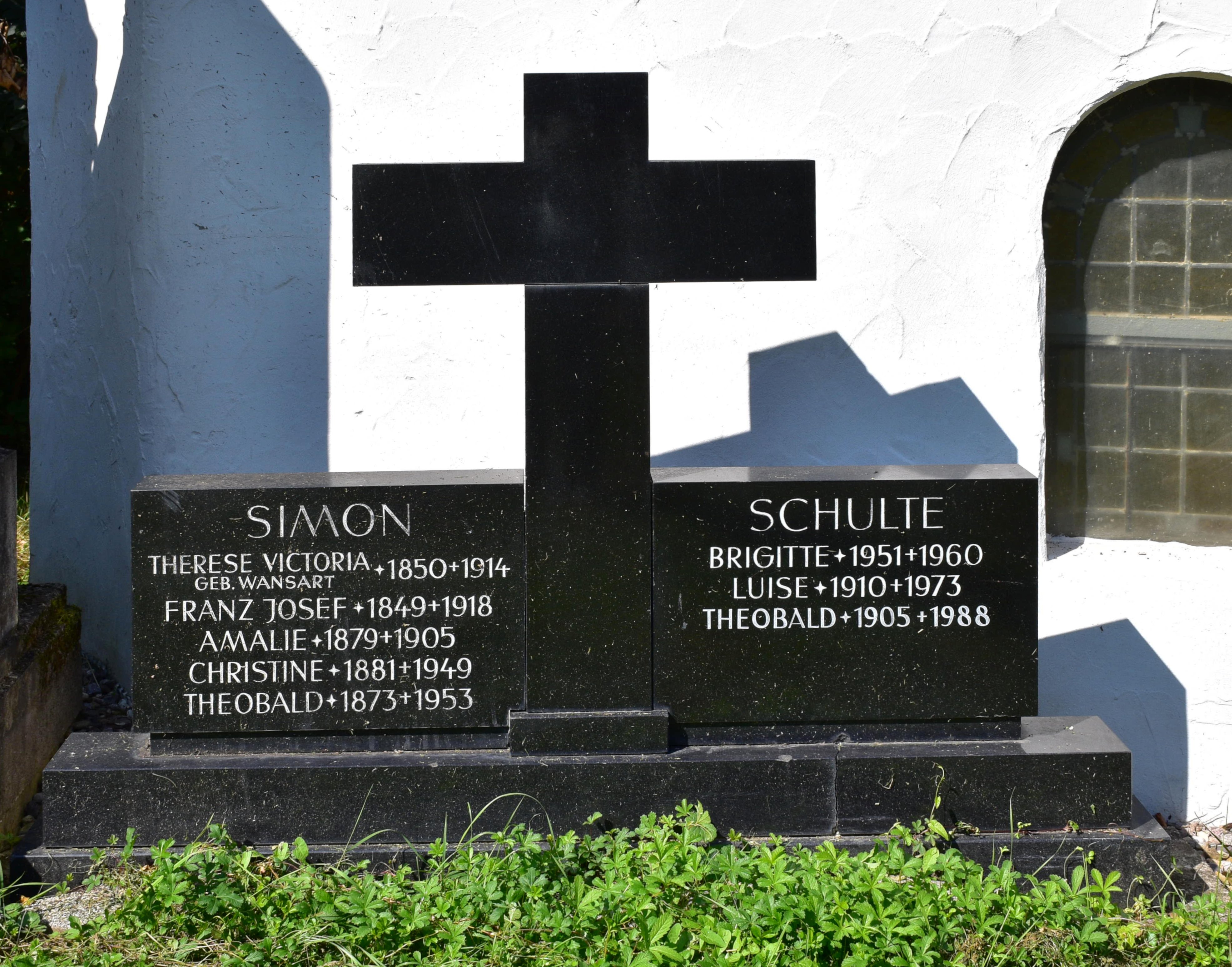 Grabdenkmal für die Familie Simon - Schulte (Volkskunde- und Freilichtmuseum Roscheider Hof CC0)