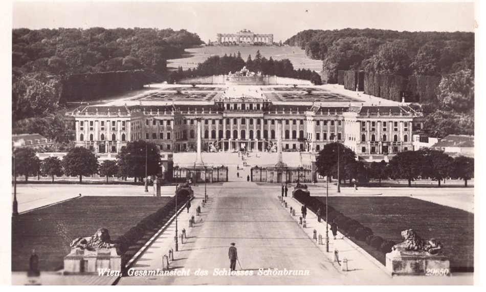 Gesamtansicht Schönbrunn in Wien (Volkskunde- und Freilichtmuseum Roscheider Hof CC0)