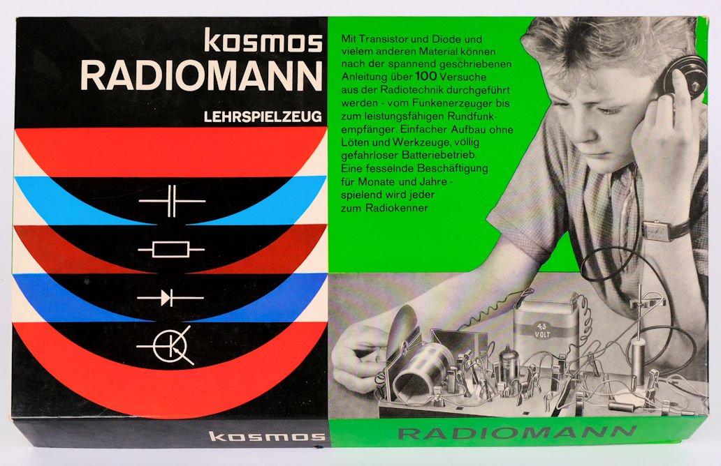 Kosmos Experimentierkasten Radiomann (Volkskunde- und Freilichtmuseum Roscheider Hof CC0)