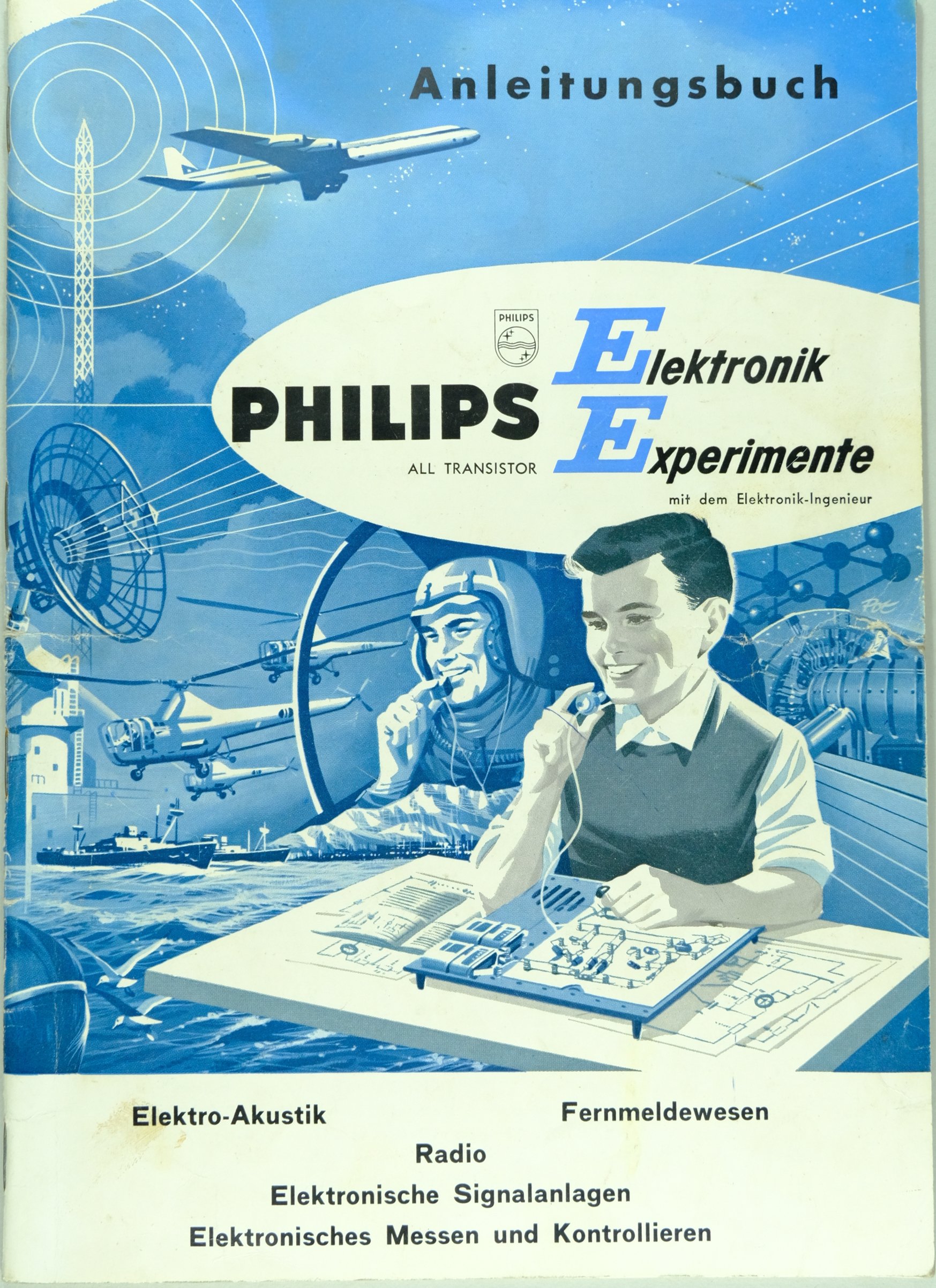Anleitungsbuch - Philips Elektronik Experimen (Volkskunde- und Freilichtmuseum Roscheider Hof CC0)