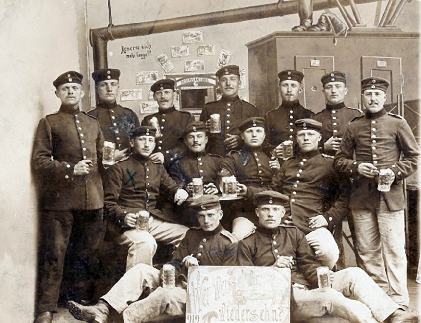 Grundwehrdienst 1905 (Volkskunde- und Freilichtmuseum Roscheider Hof CC0)