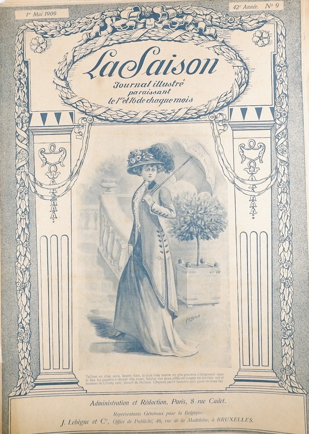 Sammlung: La Saison, Journal illustre`des dames (1909) (Volkskunde- und Freilichtmuseum Roscheider Hof RR-F)