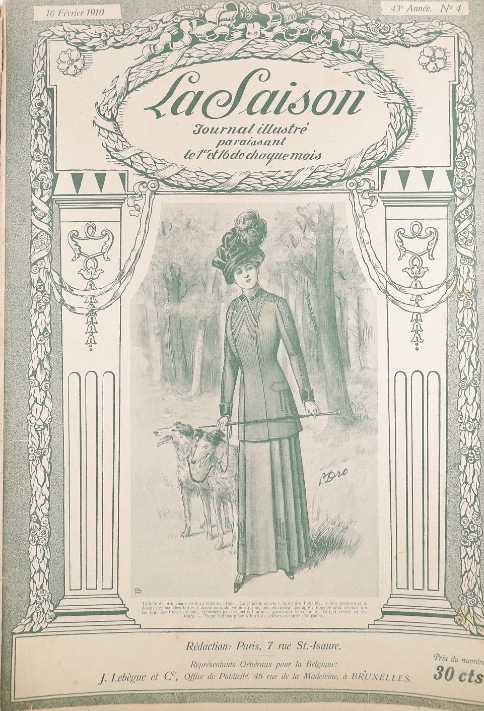Sammlung: La Saison, Journal illustre`des dames (1910) (Volkskunde- und Freilichtmuseum Roscheider Hof RR-F)