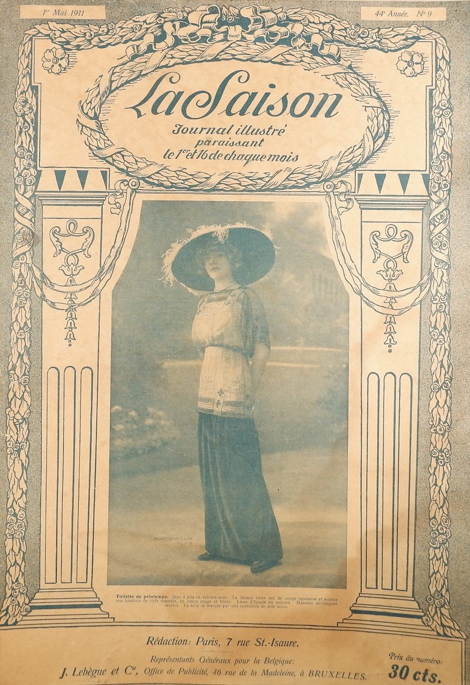 Sammlung: La Saison, Journal illustre`des dames (1911) (Volkskunde- und Freilichtmuseum Roscheider Hof RR-F)