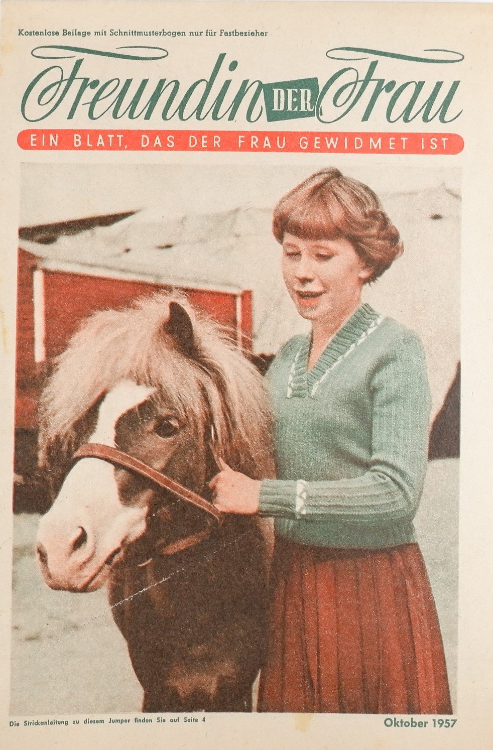 Freundin der Frau, Oktober 1957 (Volkskunde- und Freilichtmuseum Roscheider Hof RR-F)